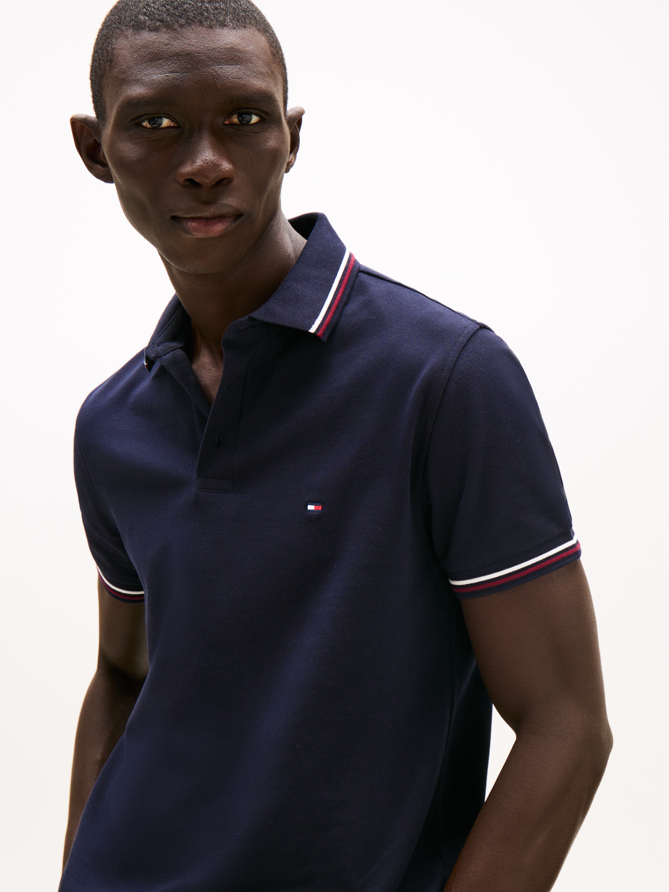 Tommy Hilfiger Poloshirt »TIPPED SLIM FIT POLO«, mit Kontrast-Details