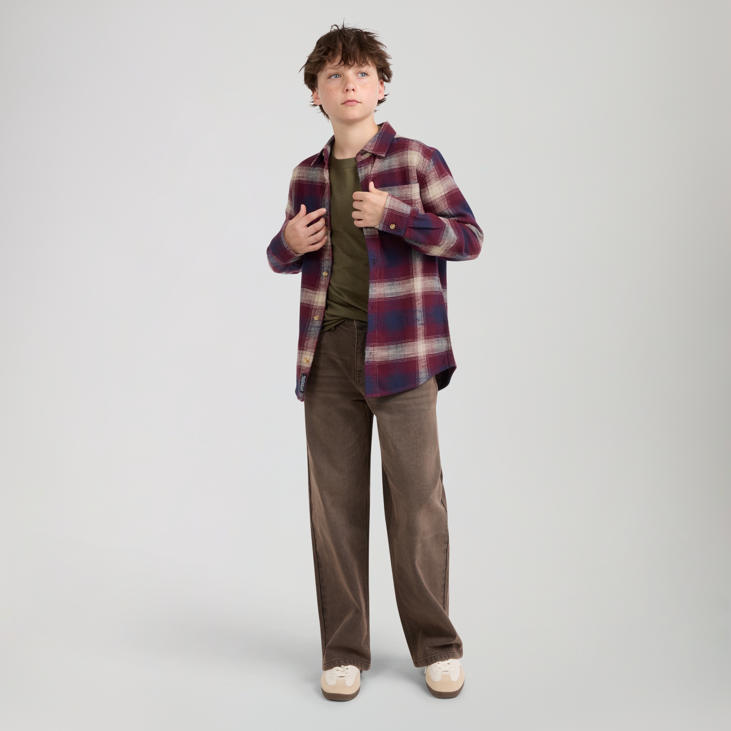 Levi's® Kids Chemise à carreaux »LVB SHADOW PLAID SHIRT« en coton - pour garçons