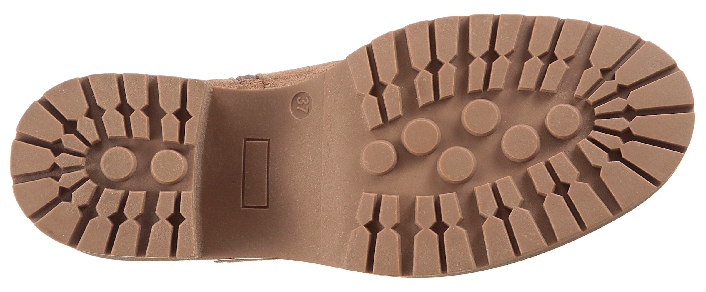 Aniston SHOES Chelseaboots  Stiefelette mit Reissverschluss und Stretcheinsatz