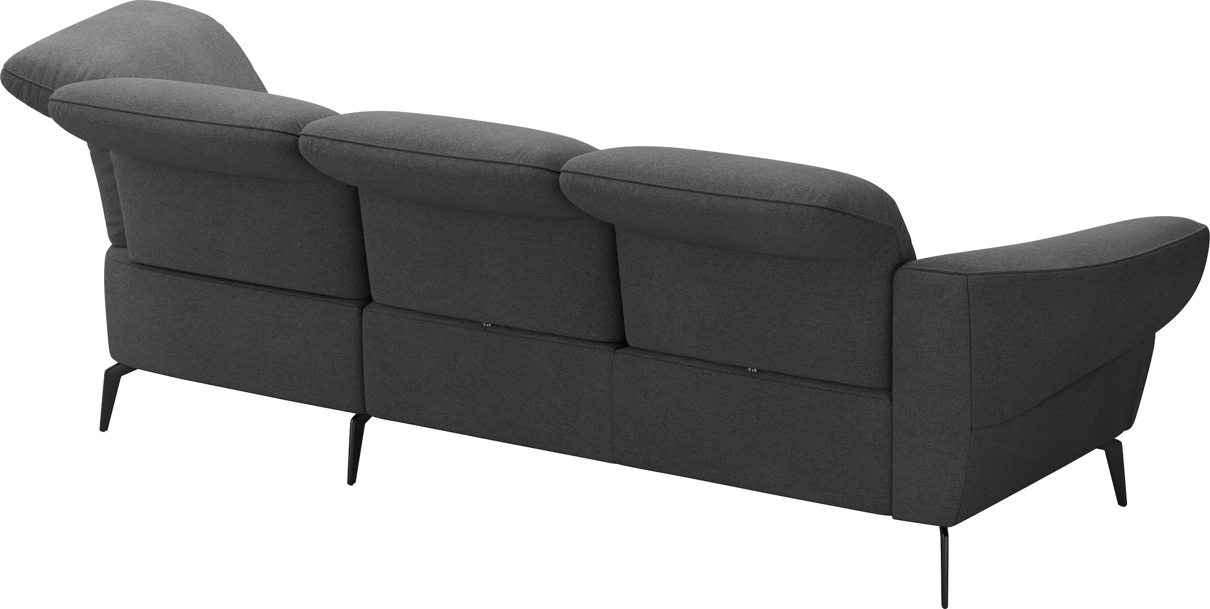 sit&more Ecksofa »Dance, L-Form, inkl. Sitztiefenverstellung«, inkl. Click&Seat, optional mit Kopfteilverstellung