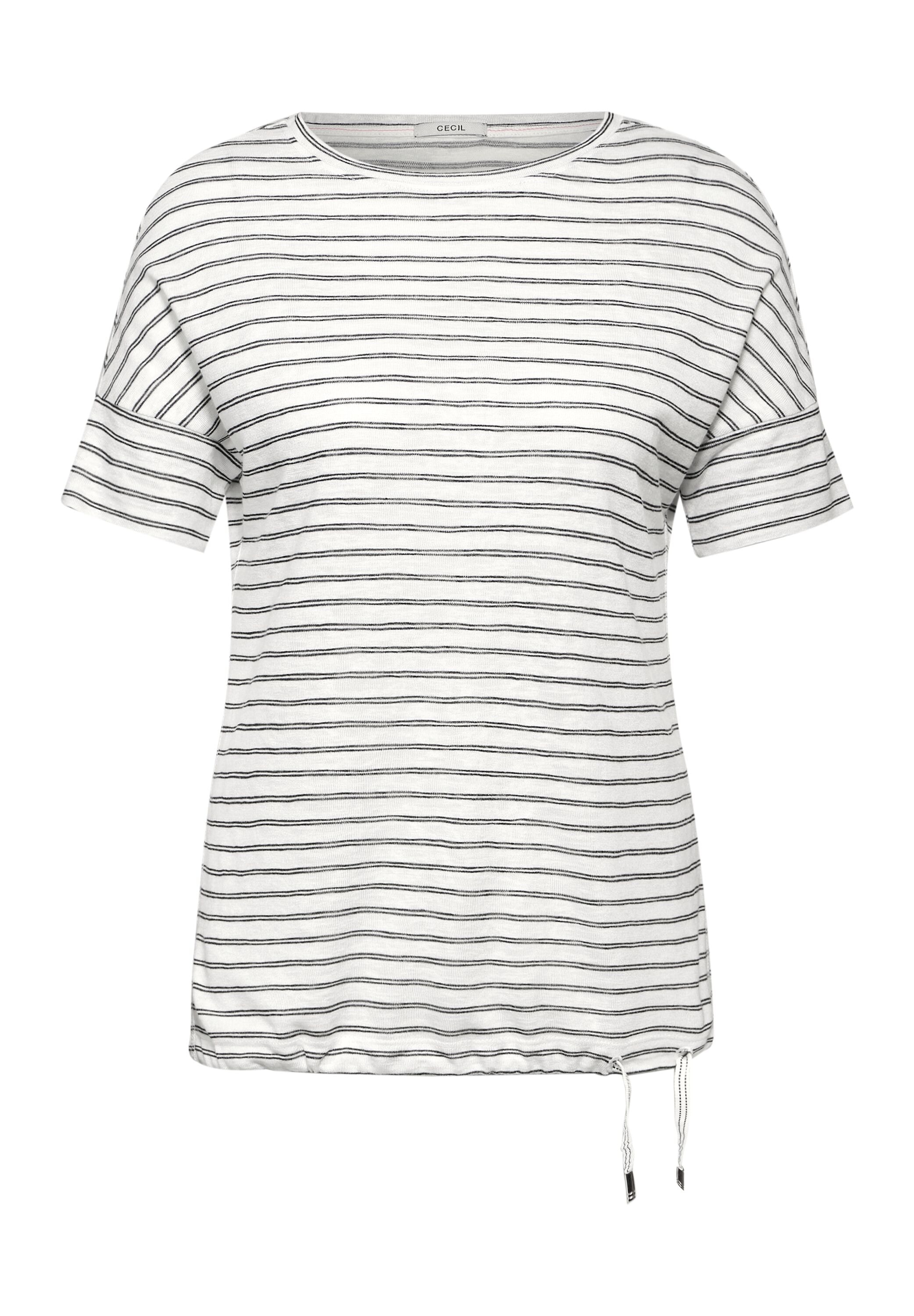 Cecil T-Shirt, mit Streifen Optik