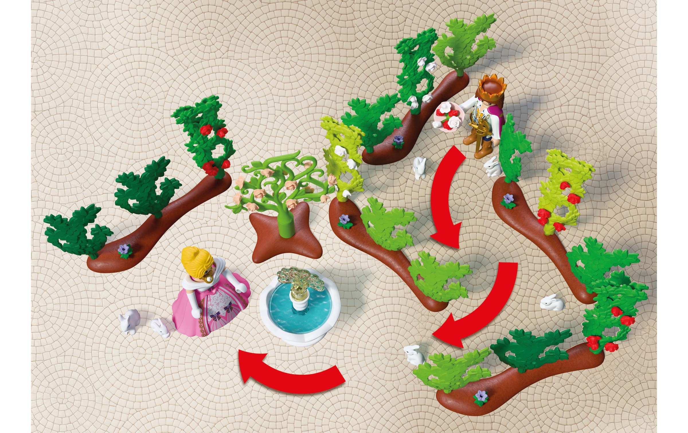 Playmobil® Jeu de construction »Königlicher Irrgarten (72053), Princess« Made in Europe