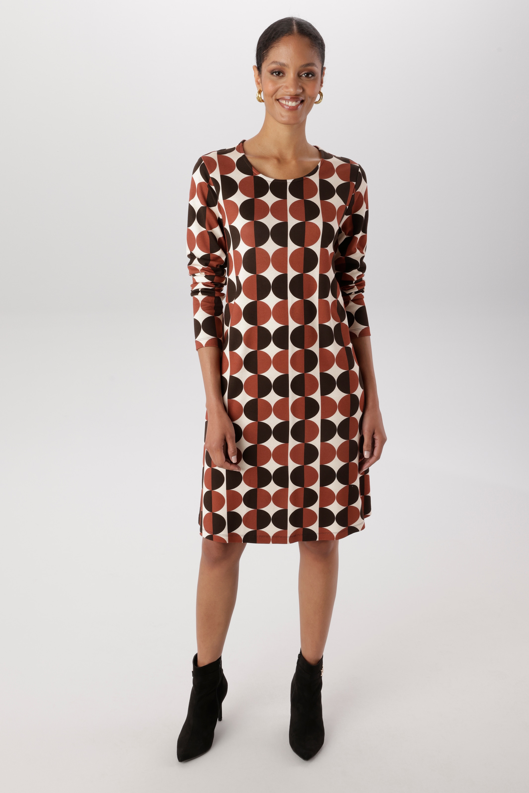Aniston SELECTED Robe en jersey en forme légère A-line - NOUVELLE COLLECTION