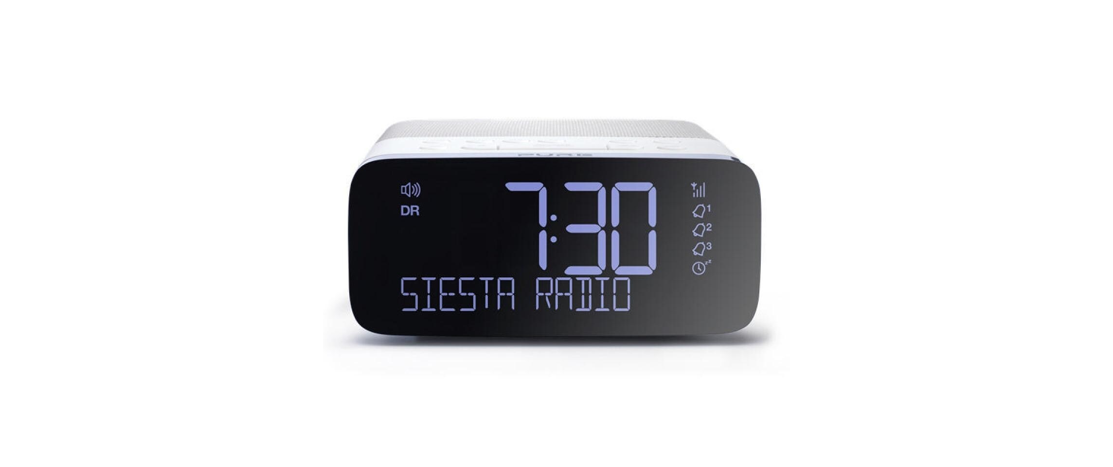 Pure Radiowecker »Siesta Rise Silberfarben«