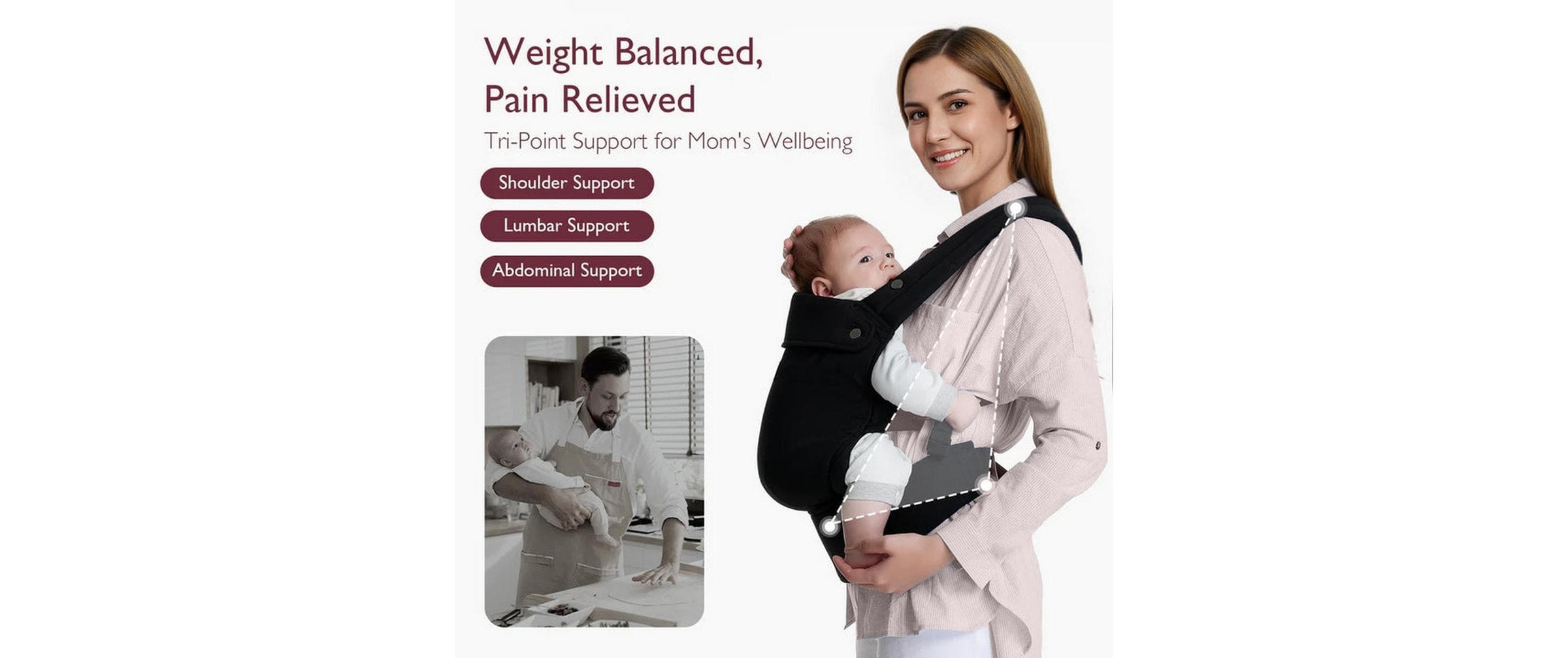 Momcozy Porte-bébé »810123509126« bis 20 kilos