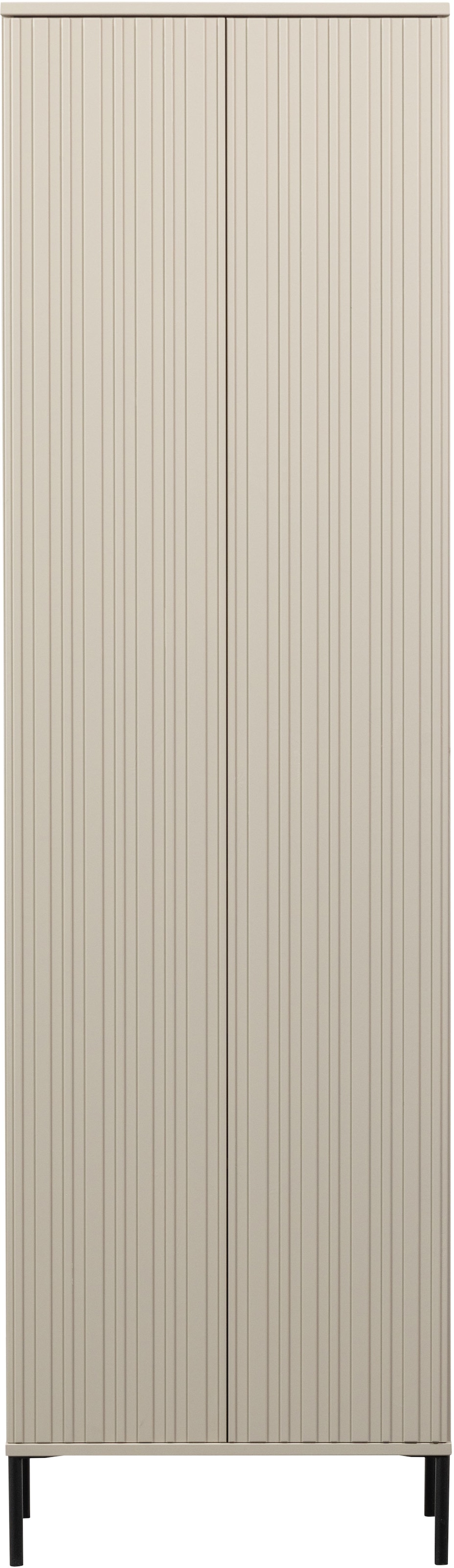 WOOOD Armoire vestiaire »New Gravure, Mehrzweckschrank mit 5 Fächern« Haut meuble New Gravure de WOOOD avec rangement, style et système push-to-open