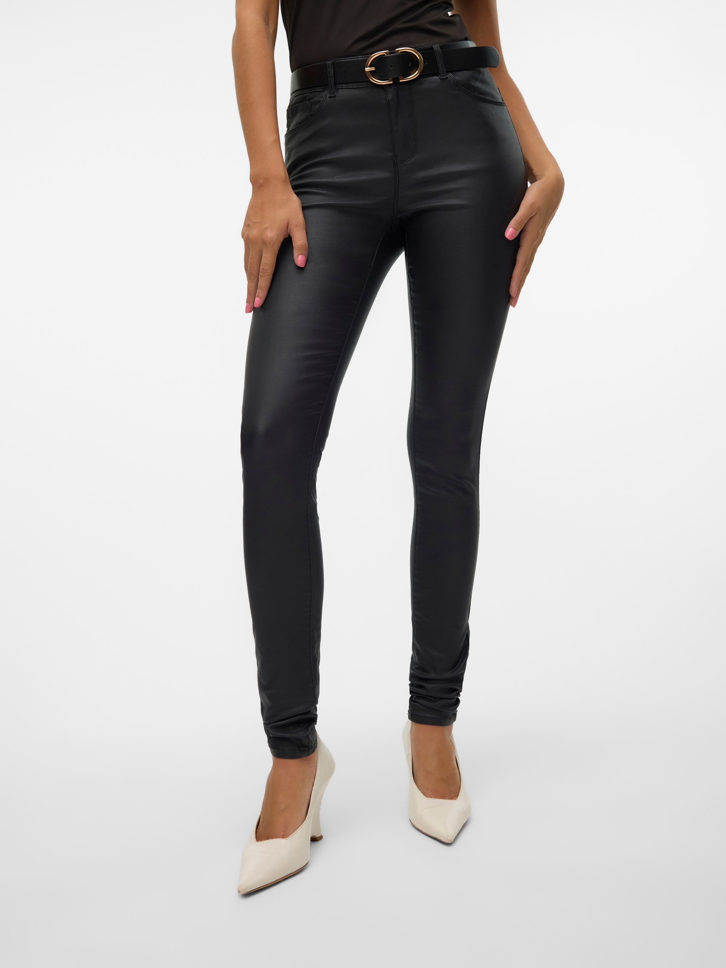 Image of Vero Moda Stretch-Hose "VMSEVEN COATED"