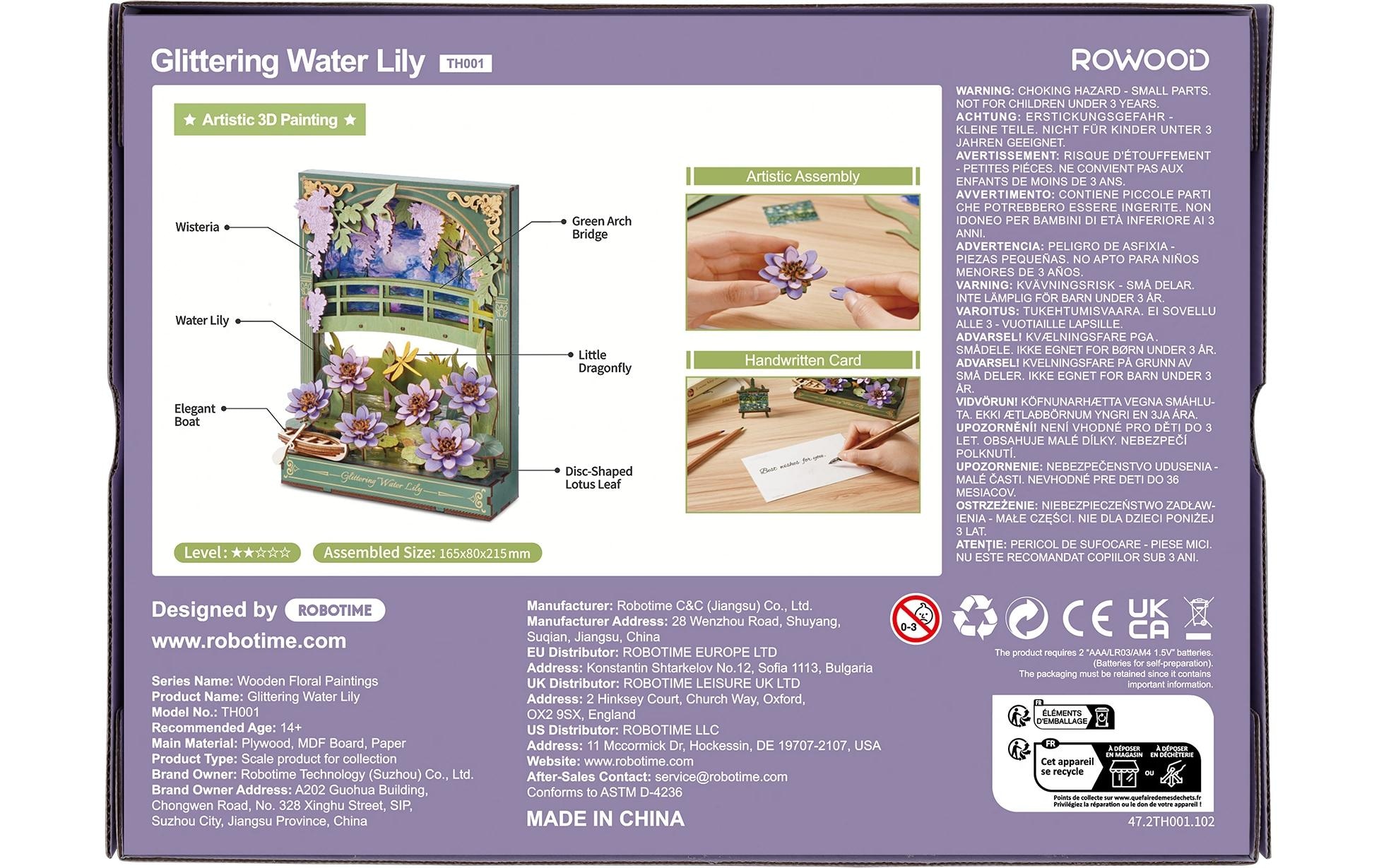   Modellbausatz »RoboTime Glitzernde Seerose«