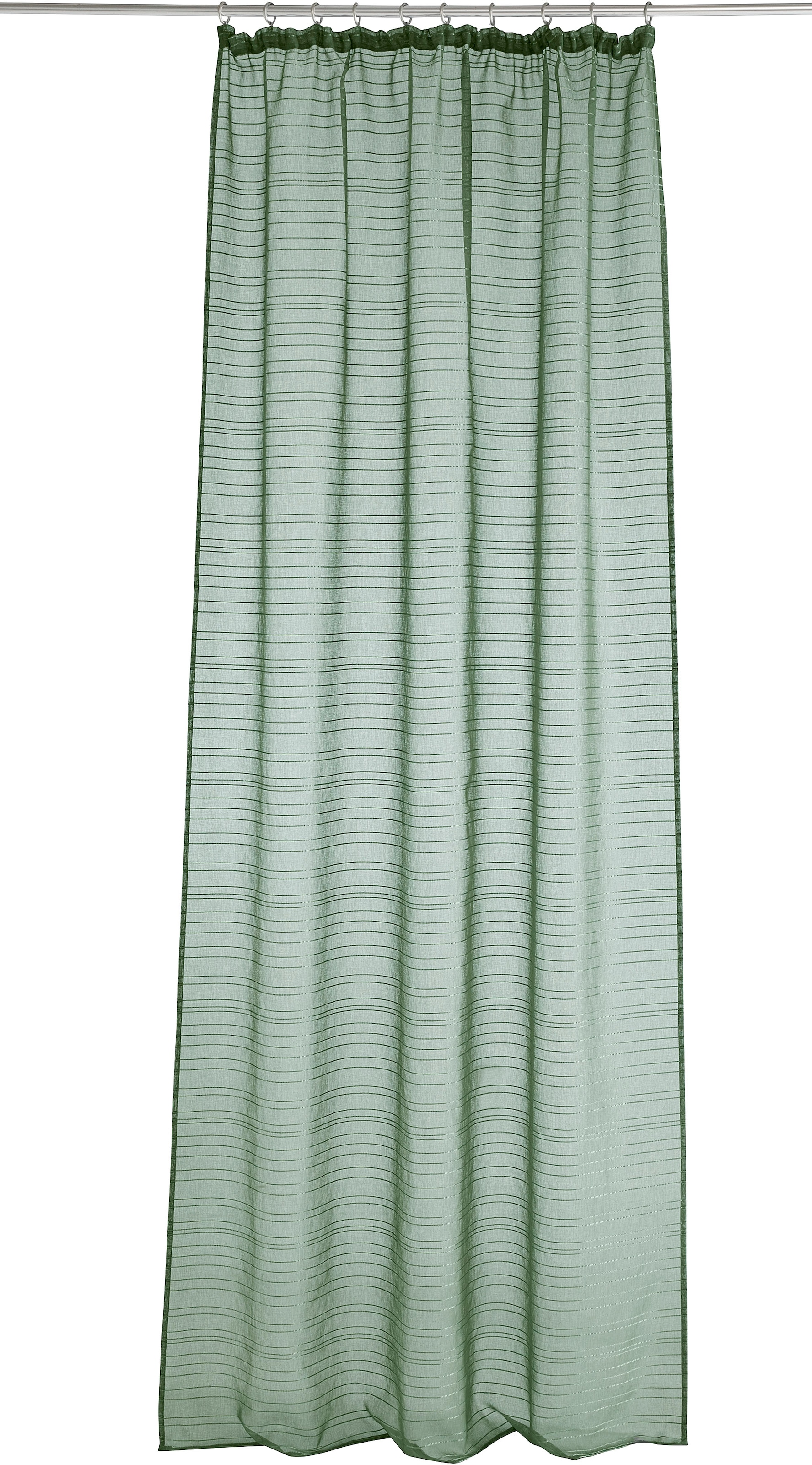 Bruno Banani Rideau »Linus« Bande volante 1 cuis tlg. 1 Schal, eingewebte Querstreifen, verschiedene Grössen,