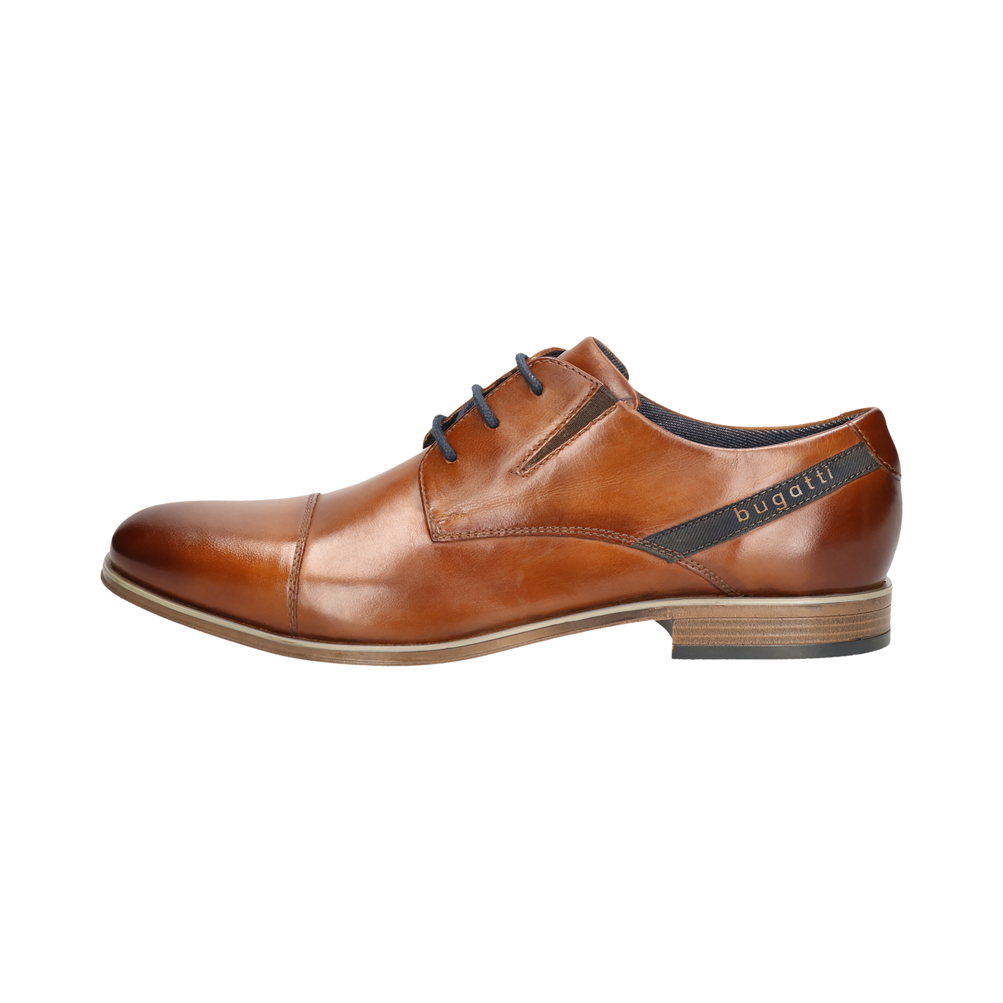 bugatti Schnürschuh  Halbschuh, Business-Schnürer, Anzugschuh mit seitlichem Logoschriftzug