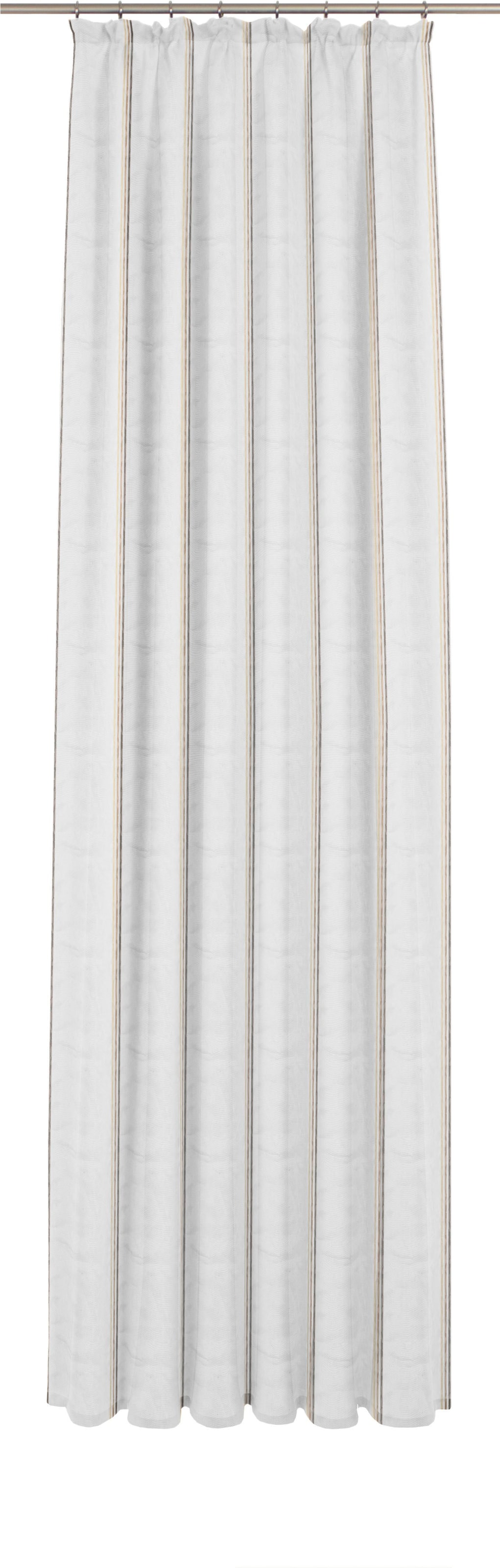 Image of Wirth Gardine "Chloé" Faltenband 1 Stk. tlg. Fertig-Store mit FB 1:3 nach Mass