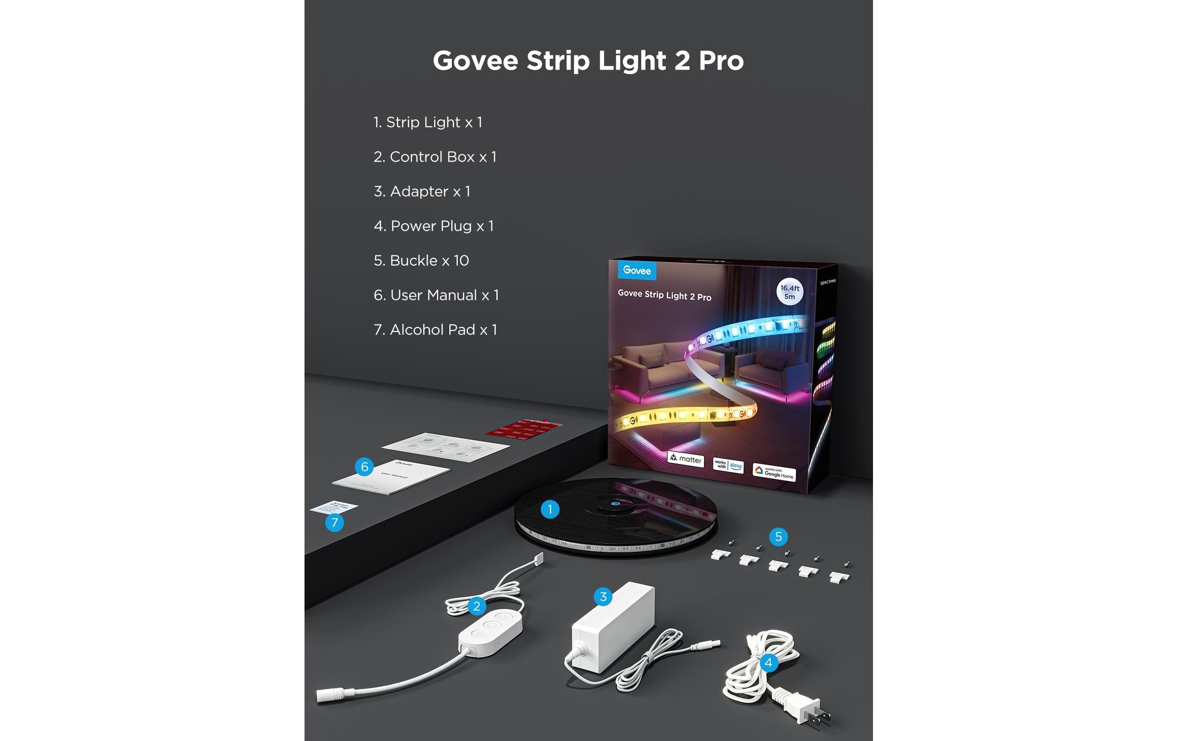 Govee LED-Streifen »2 Pro 5 m«