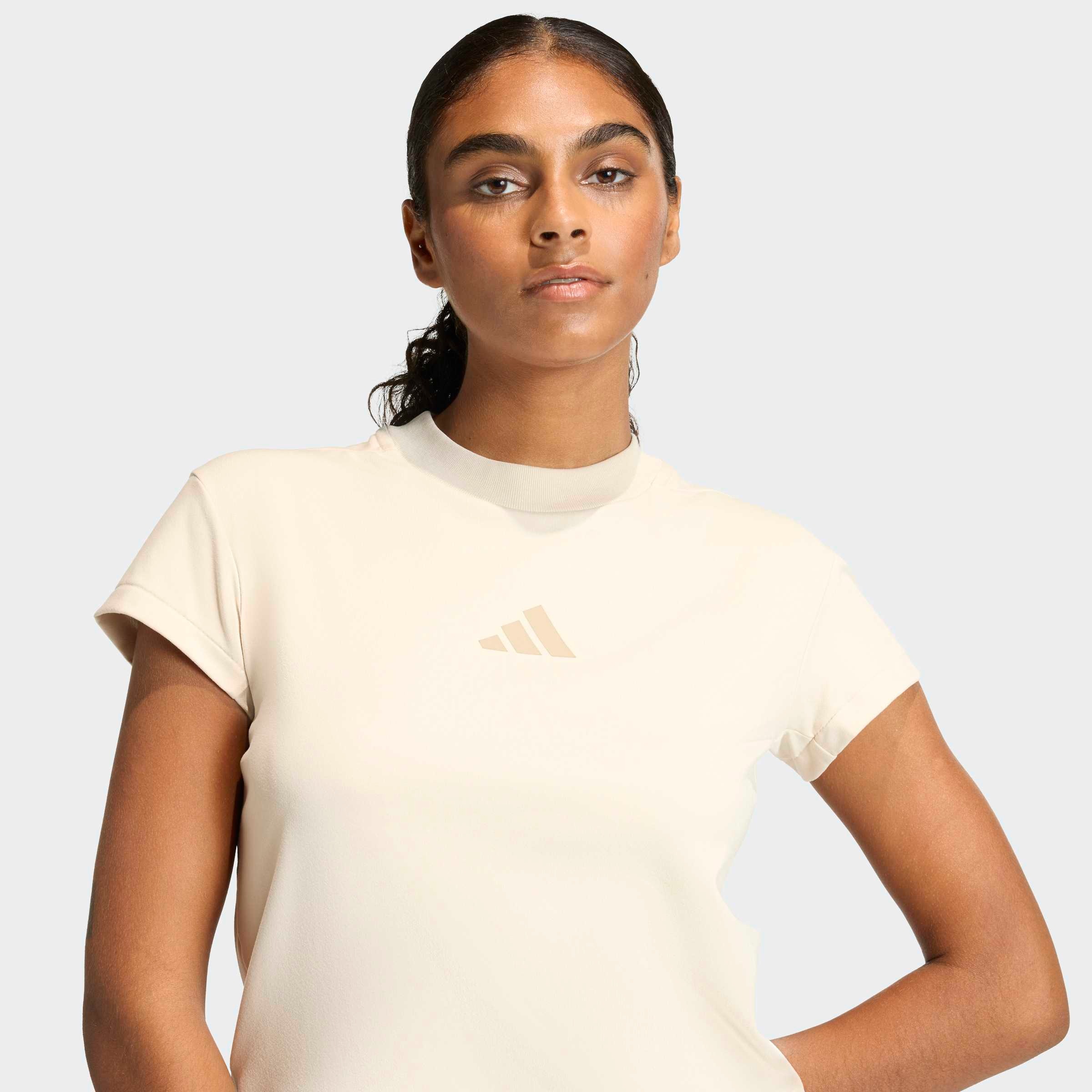 adidas Sportswear T-shirt »W Z.N.E. BB TEE« style sportif, sans fermeture, en polyester