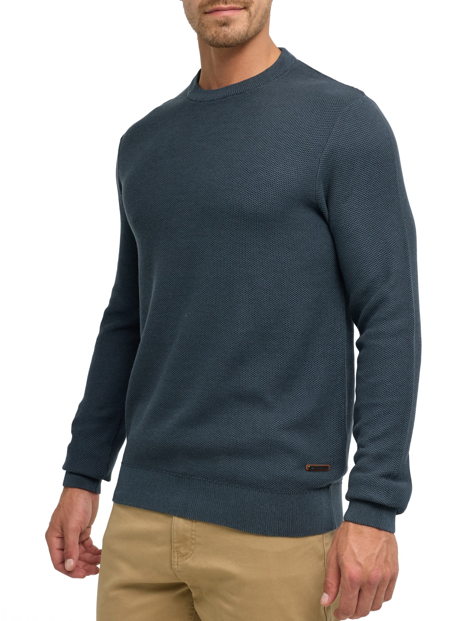 Indicode Pull à col rond »INJexmon o-neck« Baumwolle, regular fit