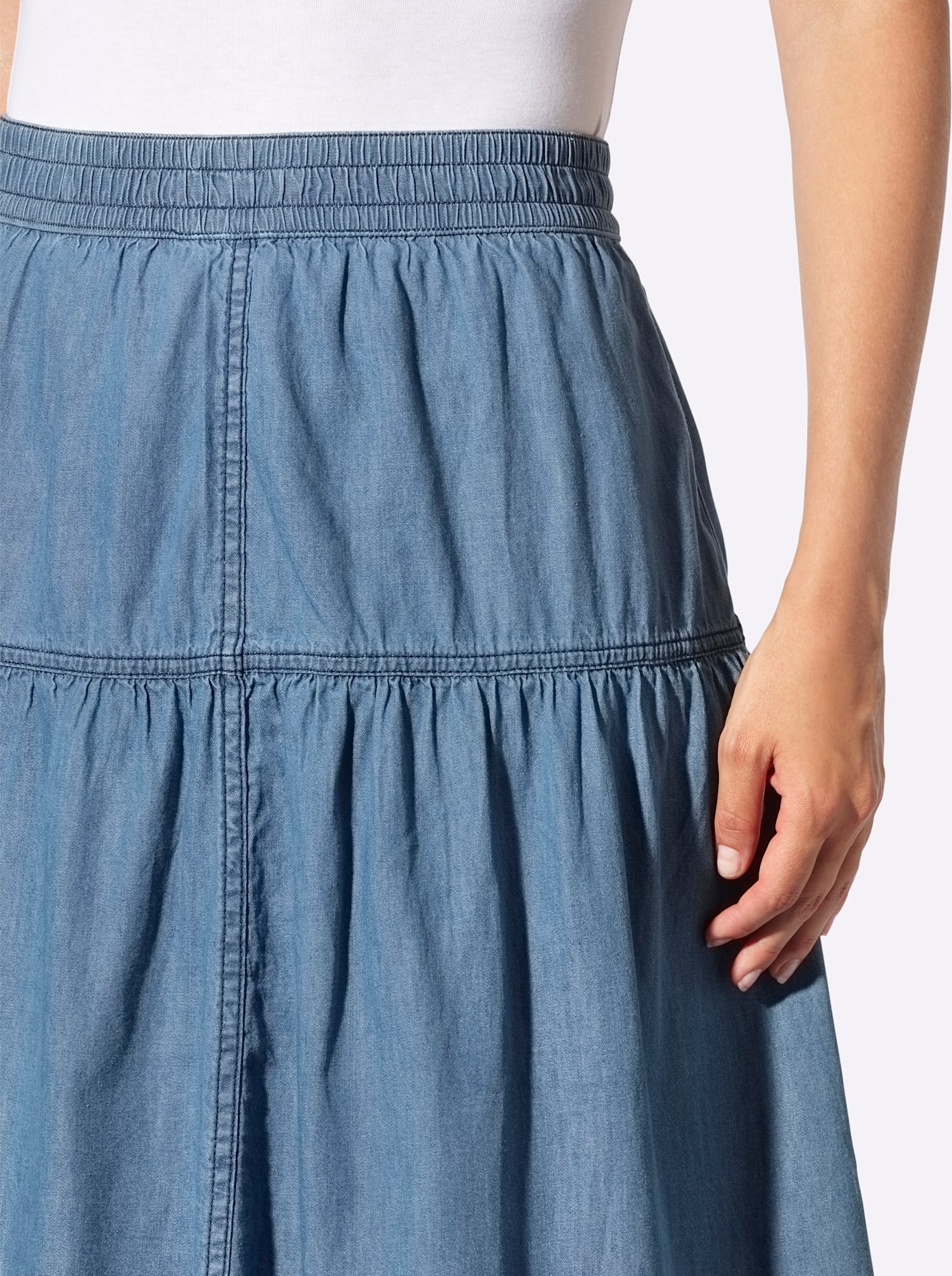 Classic Basics Jeansrock
