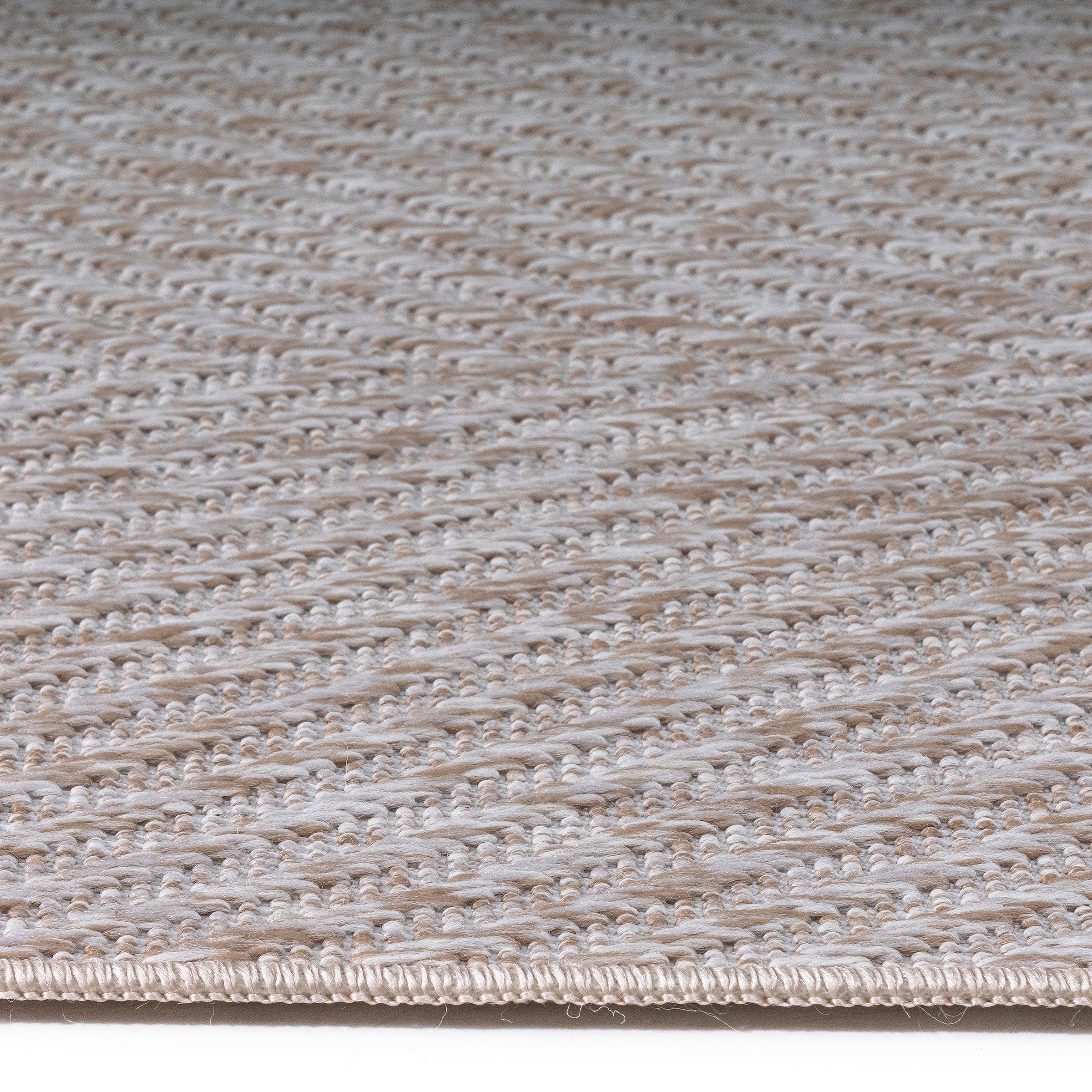 my home Teppich »Elsa, In- und Outdoor geeignet« rechteckig 3 mm Höhe Sisal-Optik, Wetterfest & UV-beständig, Boho, Wohnzimmer, Camping