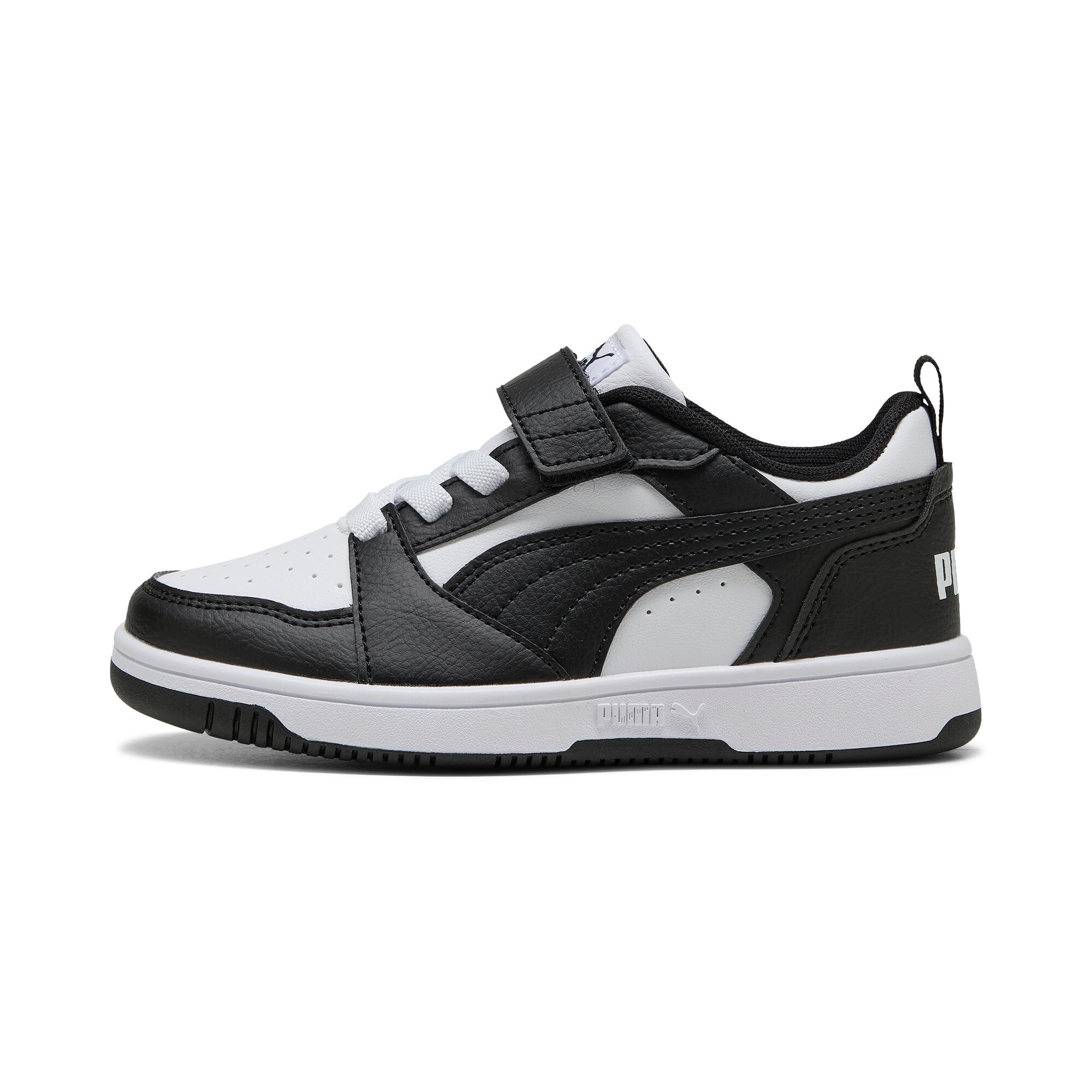 PUMA Sneakers »REBOUND V6 LO AC+ PS«  coupe montant à la cheville, avec fermeture velcro, semelle en caoutchouc