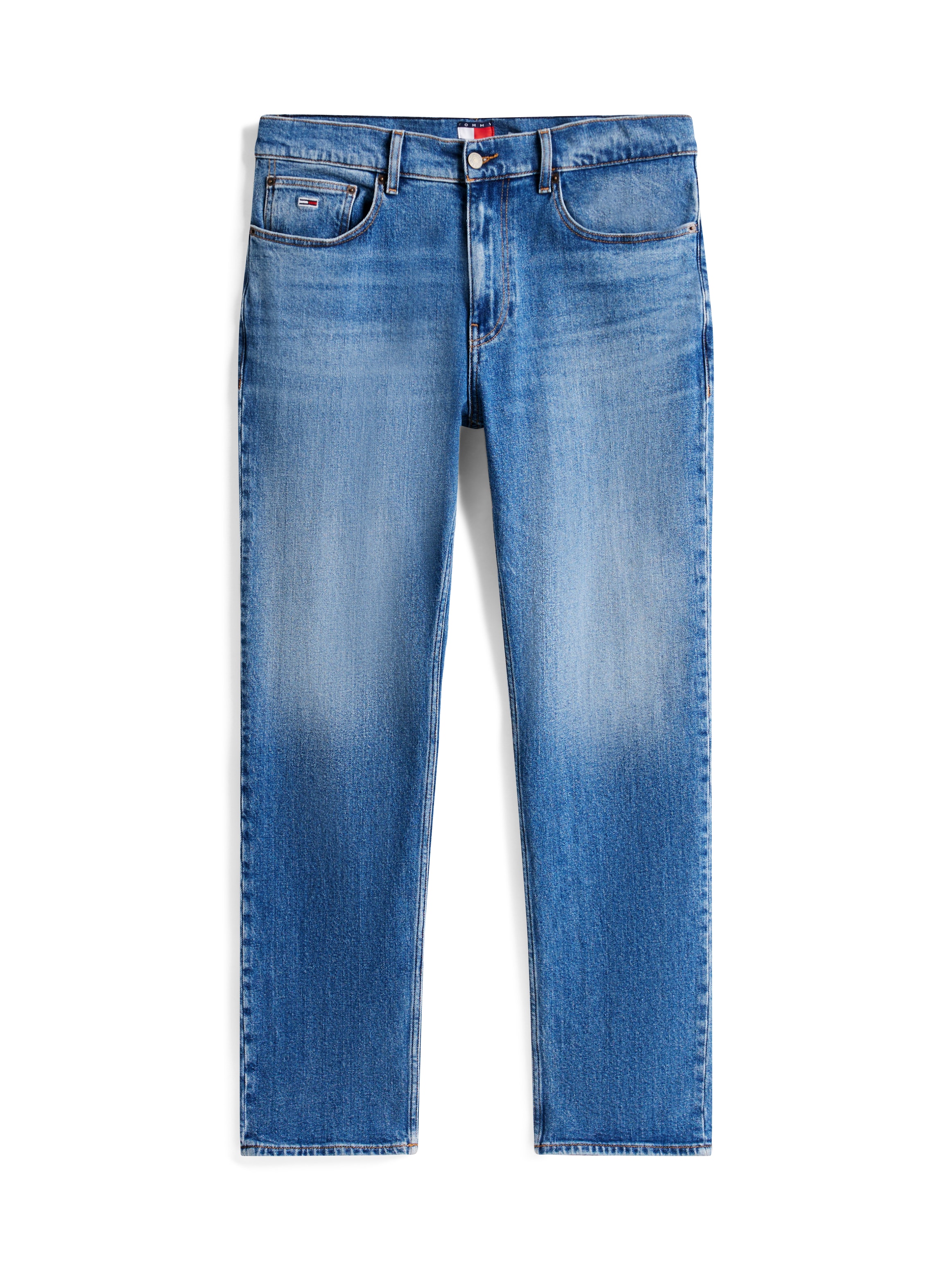 Tommy Jeans Slim-fit-Jeans »Ryan Regular Slim Straight«, Slim‑Straight‑Jeans aus hochwertigem Denim regulärer Leibhöhe