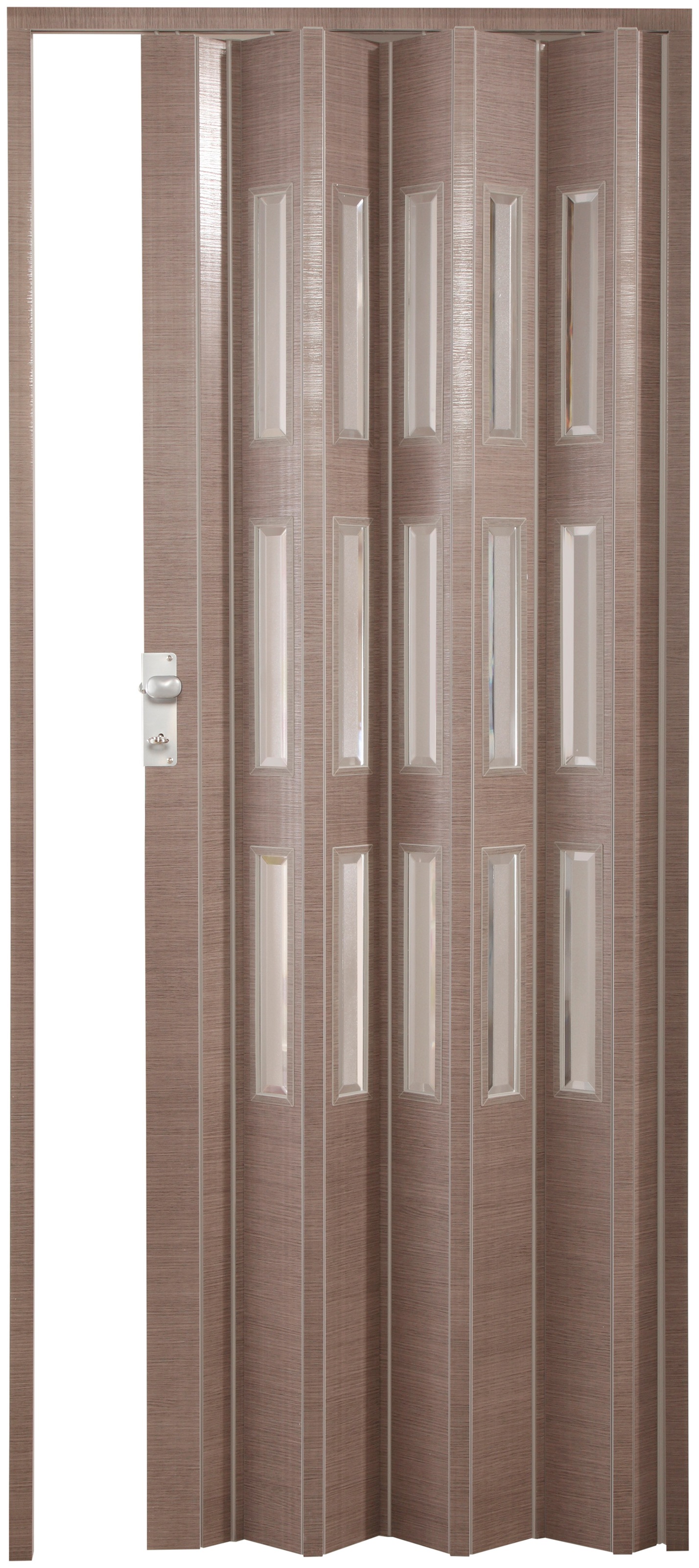 Image of Forte Falttür »Elvira«, eiche taupe, mit 3 Fenstern in Cristall bei Ackermann Versand Schweiz