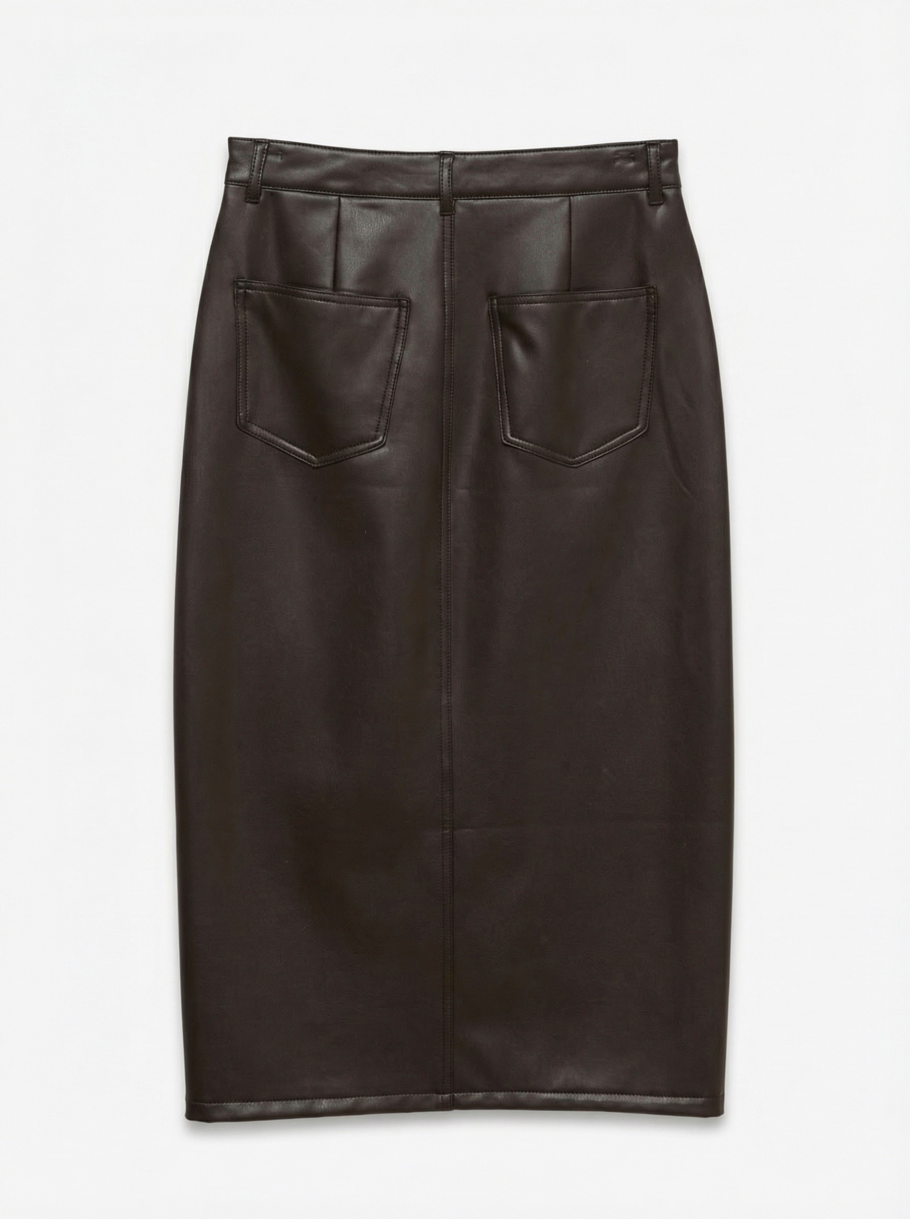 Vero Moda Jupe en similicuir »VMVERI HR CALF PL SKIRT NOOS« Imitation cuir, avec stretch, taille haute