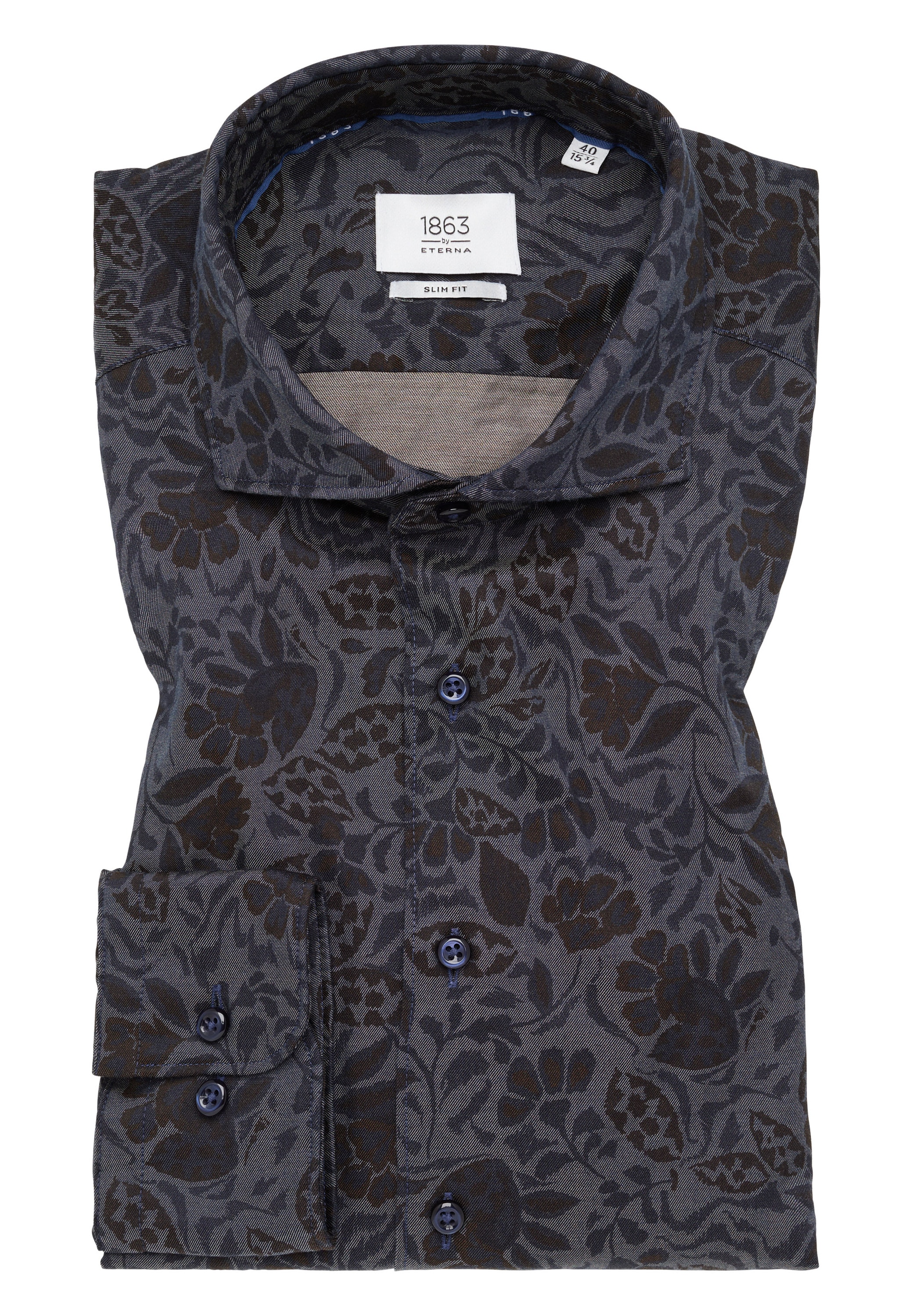 Eterna Langarmhemd »SLIM FIT«, EASY IRON (bügelleicht)