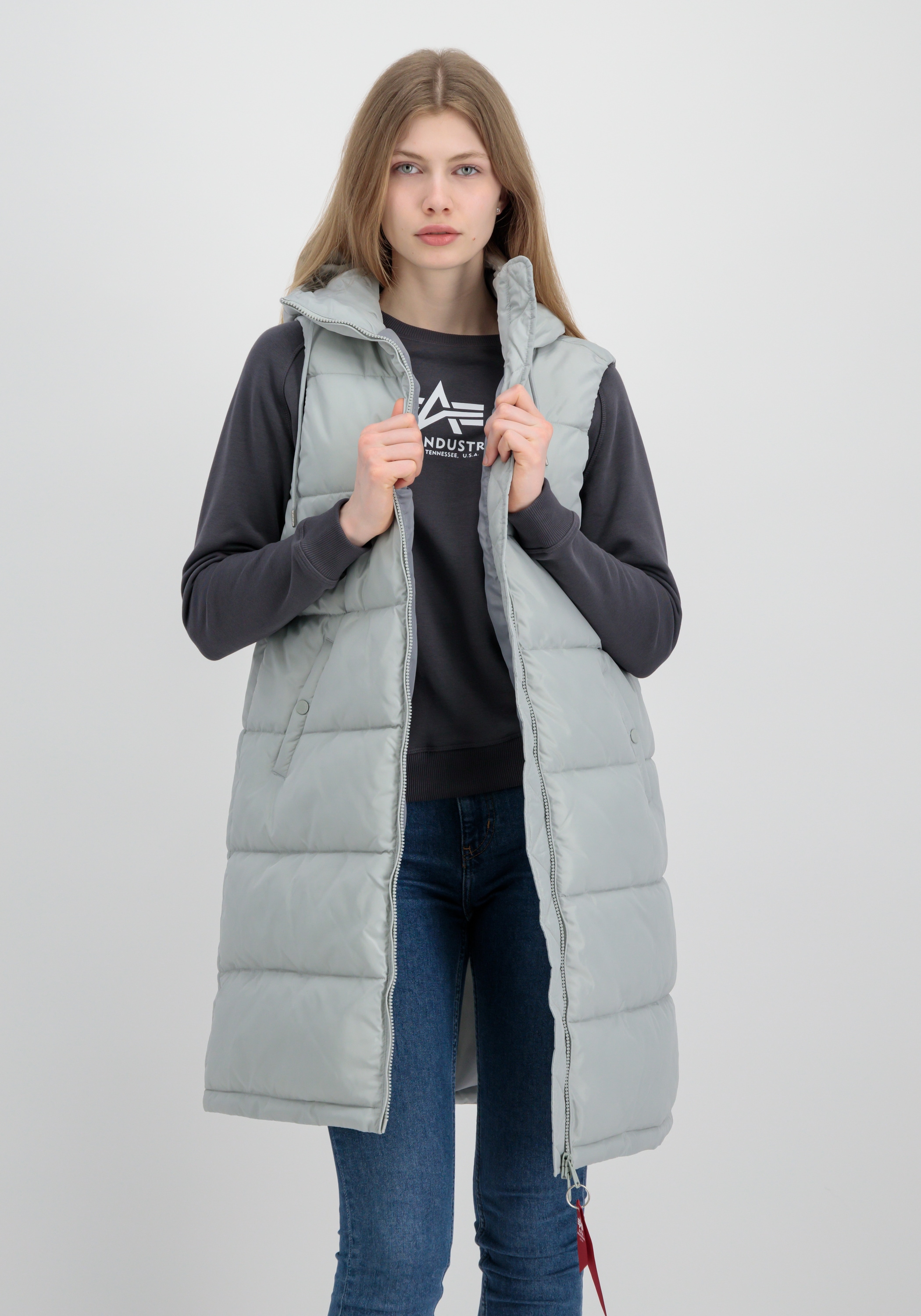 Alpha Industries Blouson »Alpha Industries Women - Vests Long Puffer Vest Wmn«