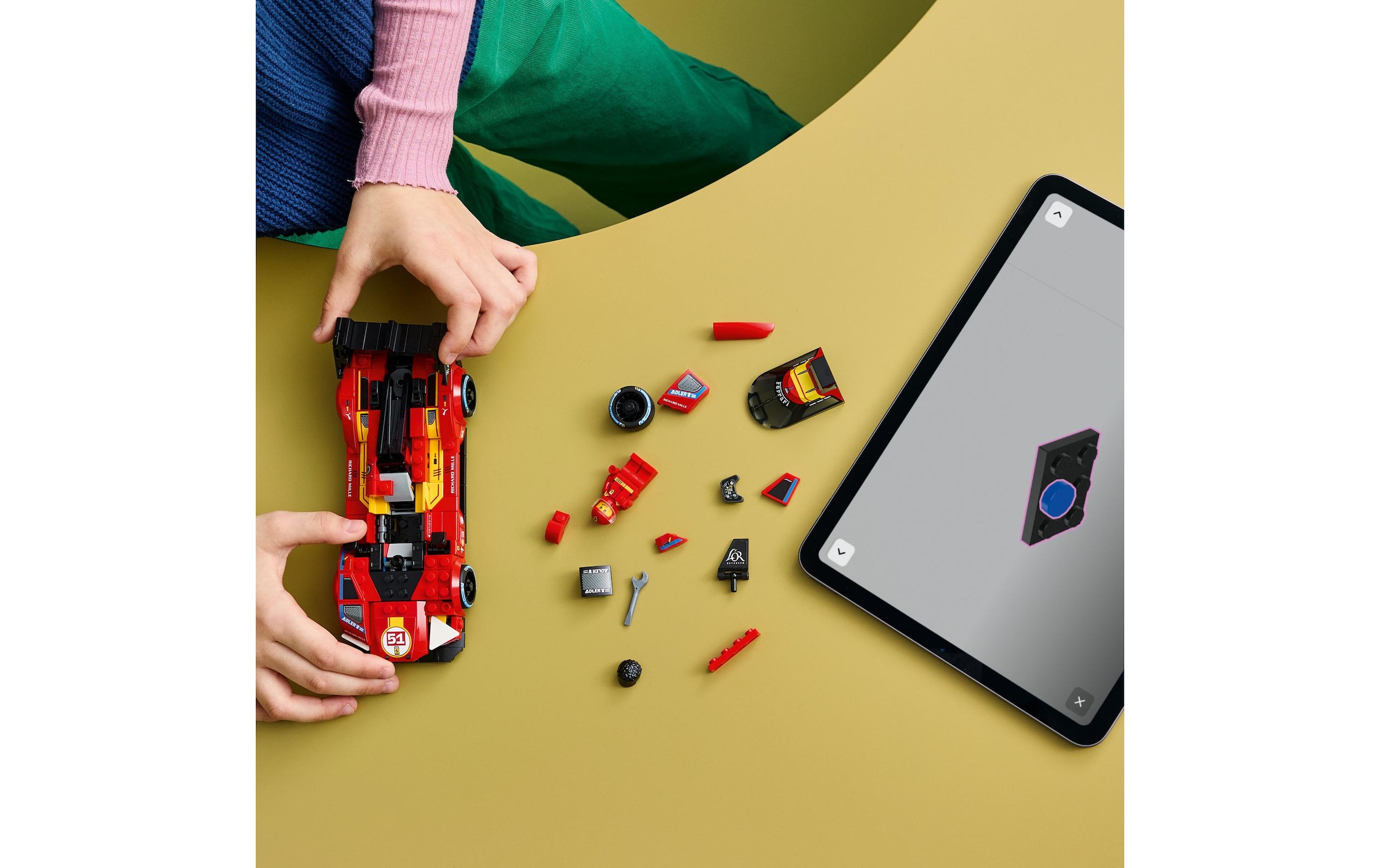 LEGO® Konstruktionsspielsteine »Ferrari 499P (77261), LEGO Speed Champions« Made in Europe