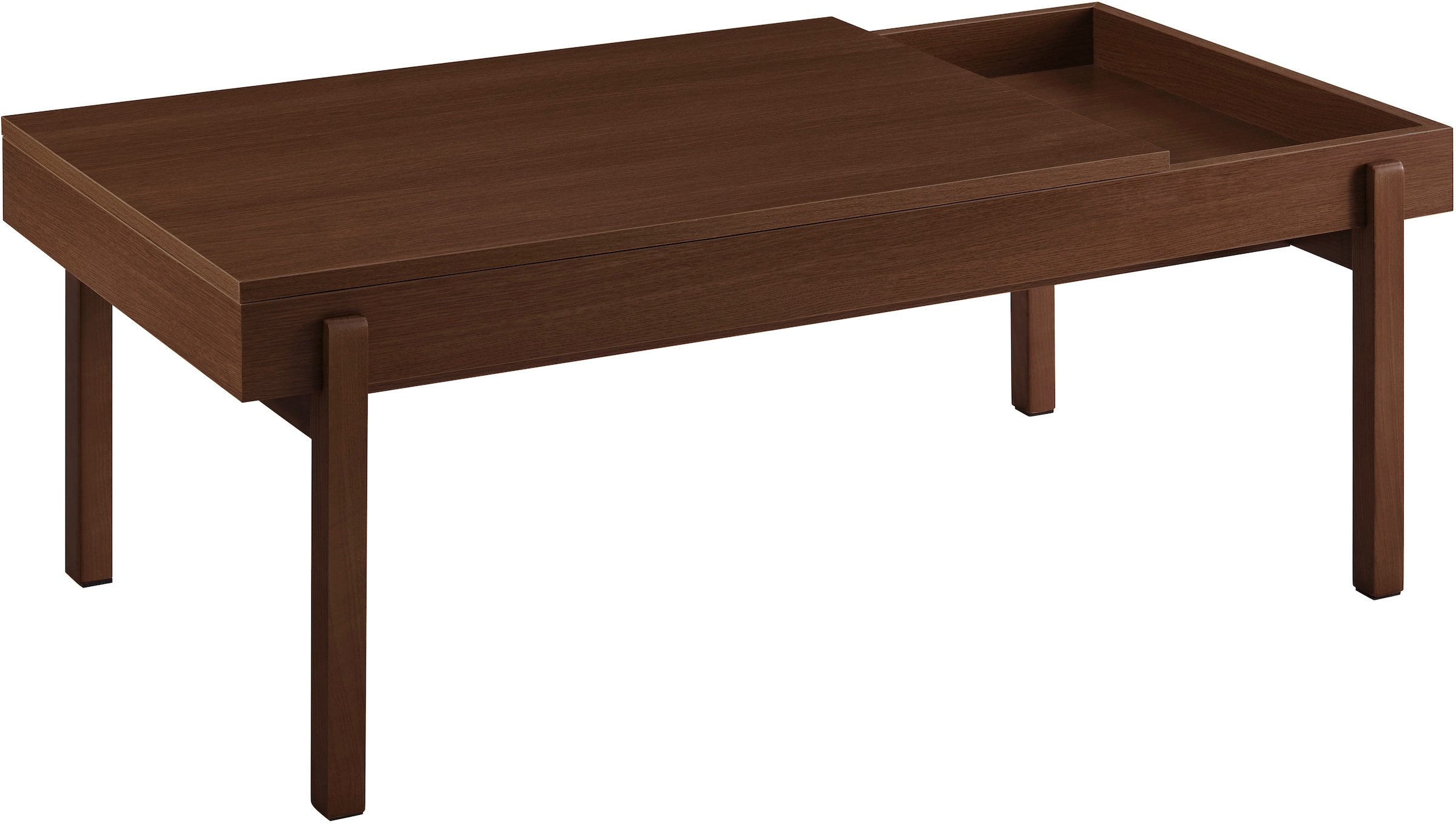 GOODproduct Couchtisch »Norwin« Melaminoberfläche und robustes Gestell aus Eschenholz