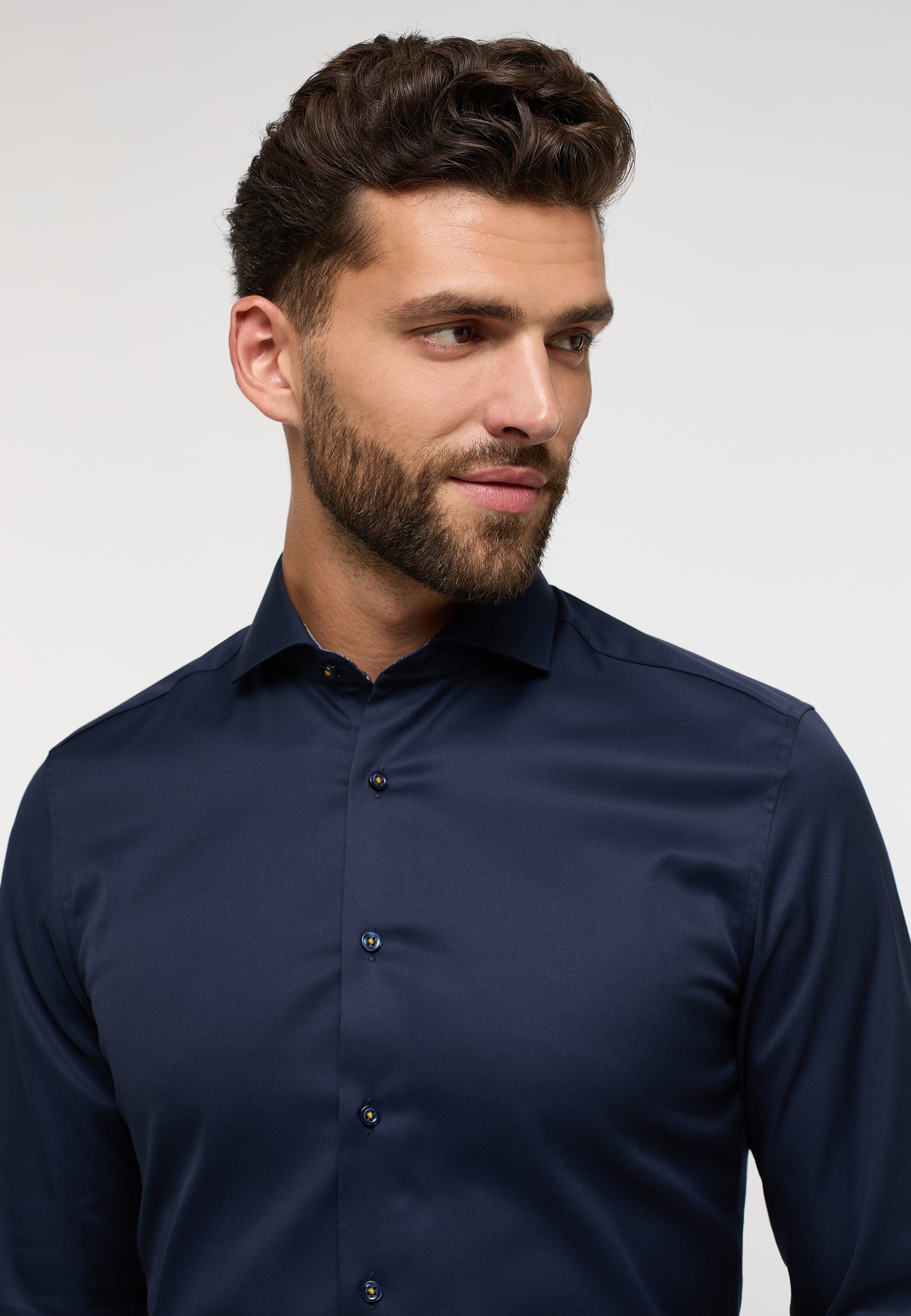 Eterna Langarmhemd »SLIM FIT« NON IRON (bügelfrei)
