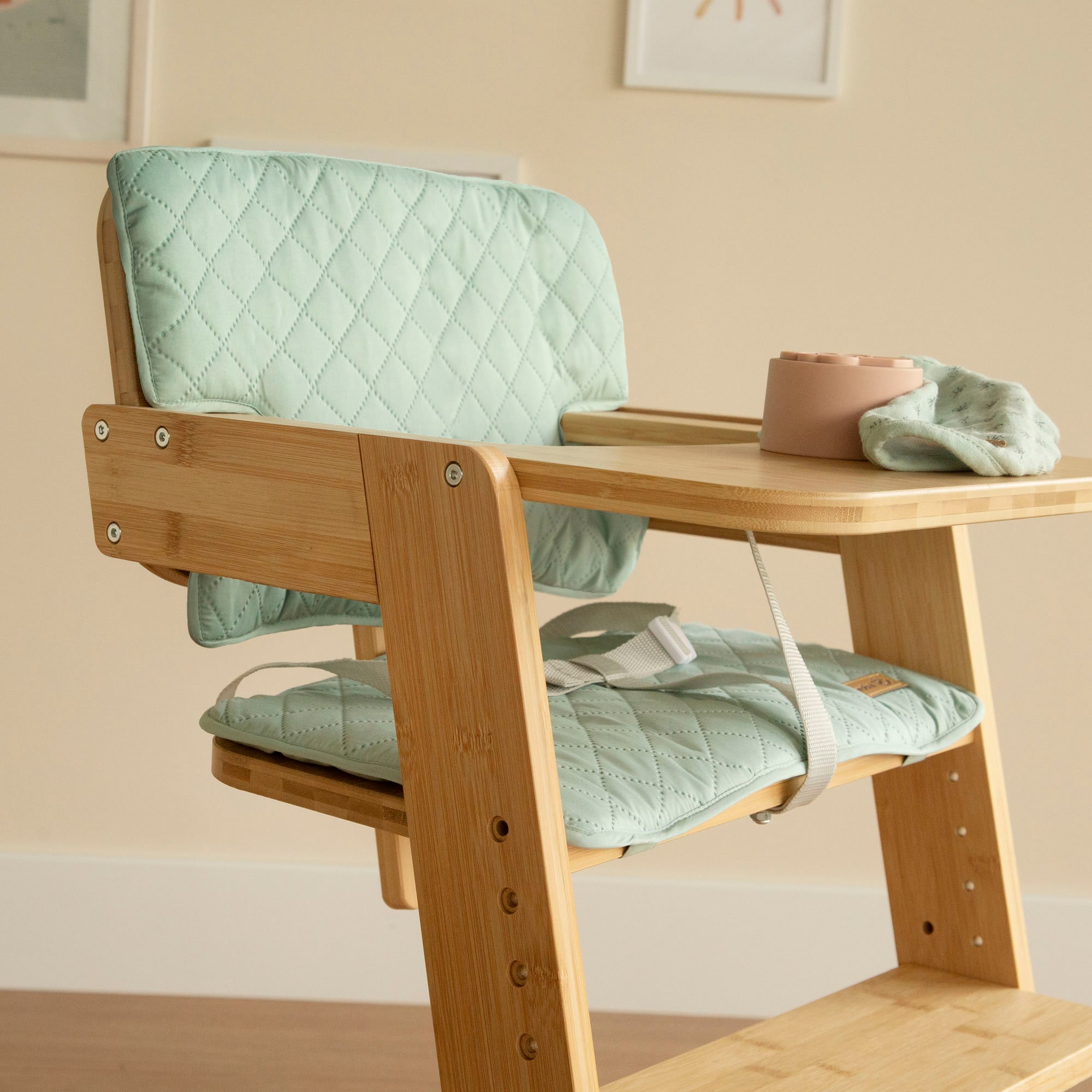 roba® Réducteur de siège »Style Frosty green« Set, 2 cuis tlg. passend zu den Hochstühlen 'Nature Up'