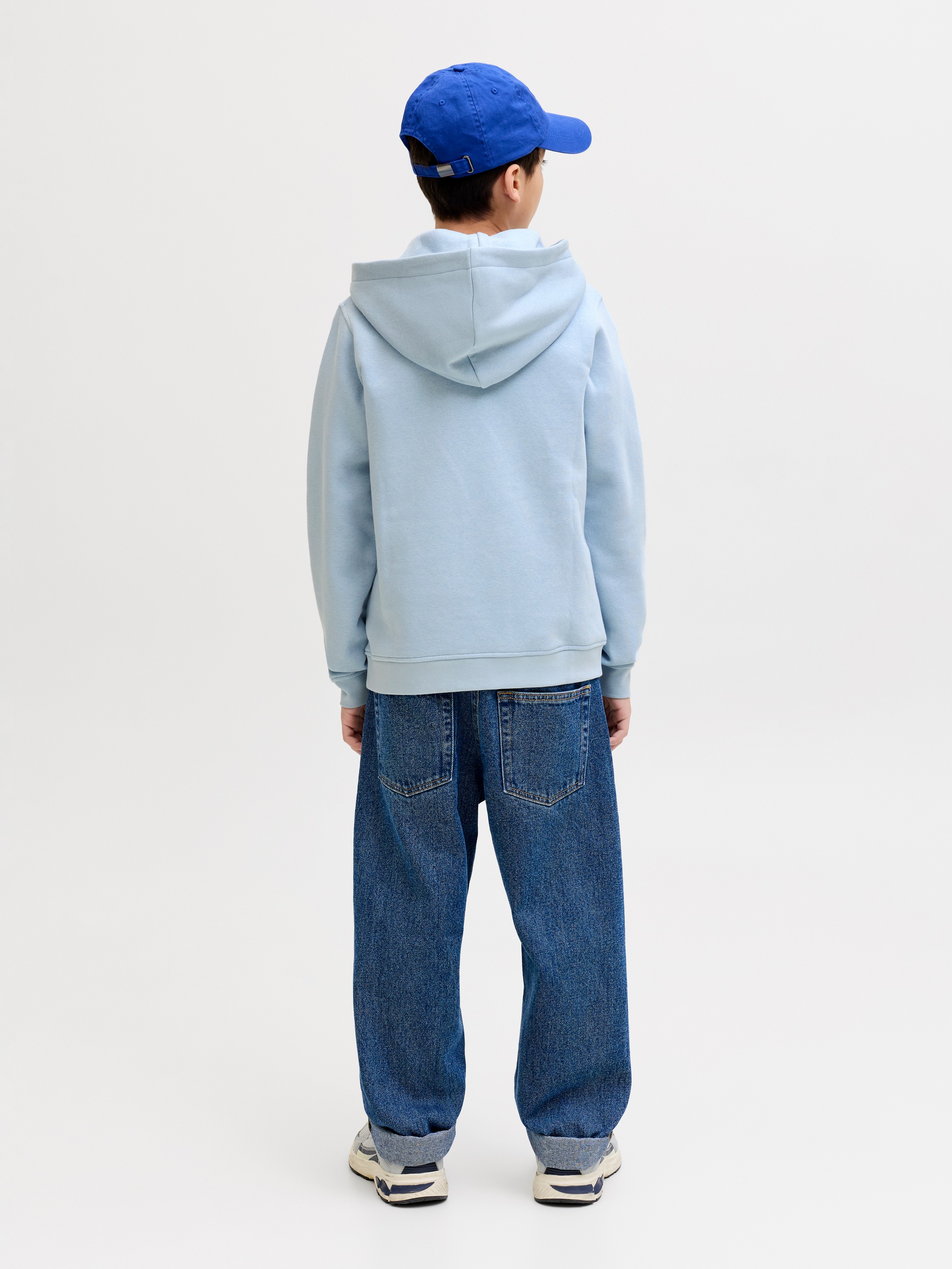 Jack & Jones Junior Sweat à capuche »JJESOHO SWEAT HOOD NOOS JNR«, Baumwollmischung, relaxed fit
