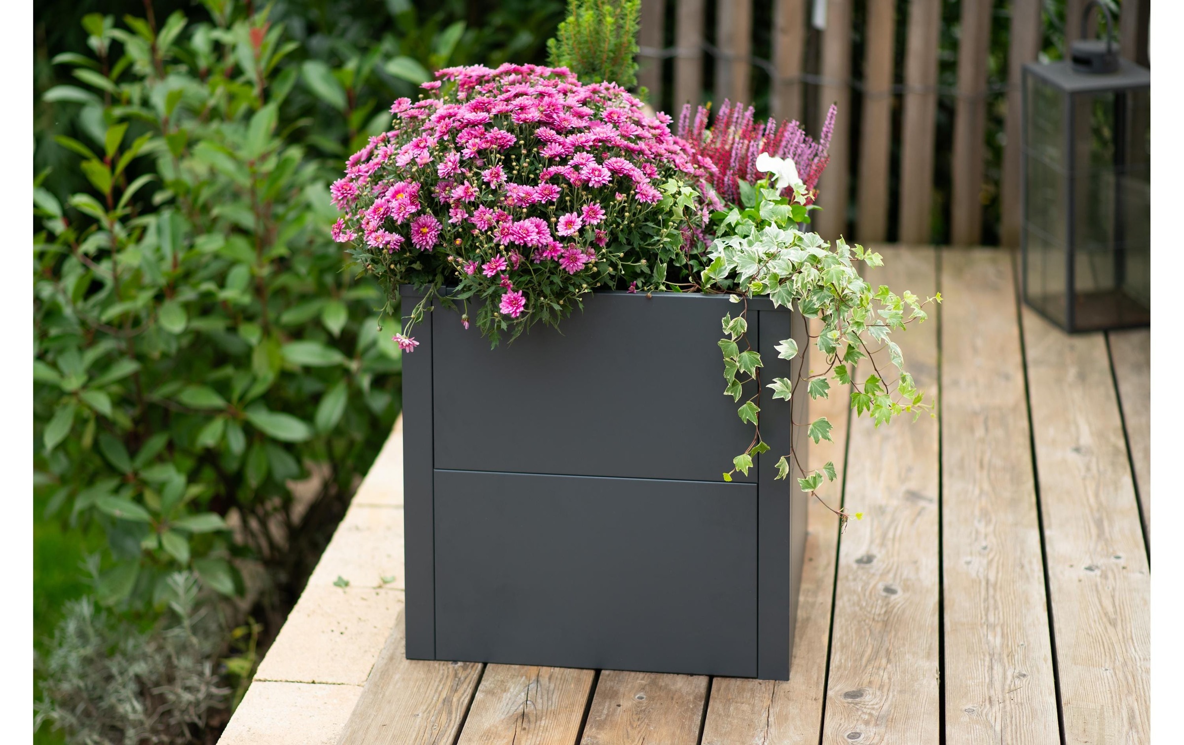 WESTMANN Lit surélevé »Metall »Talus« in S« Anthracite, disponible en plusieurs tailles