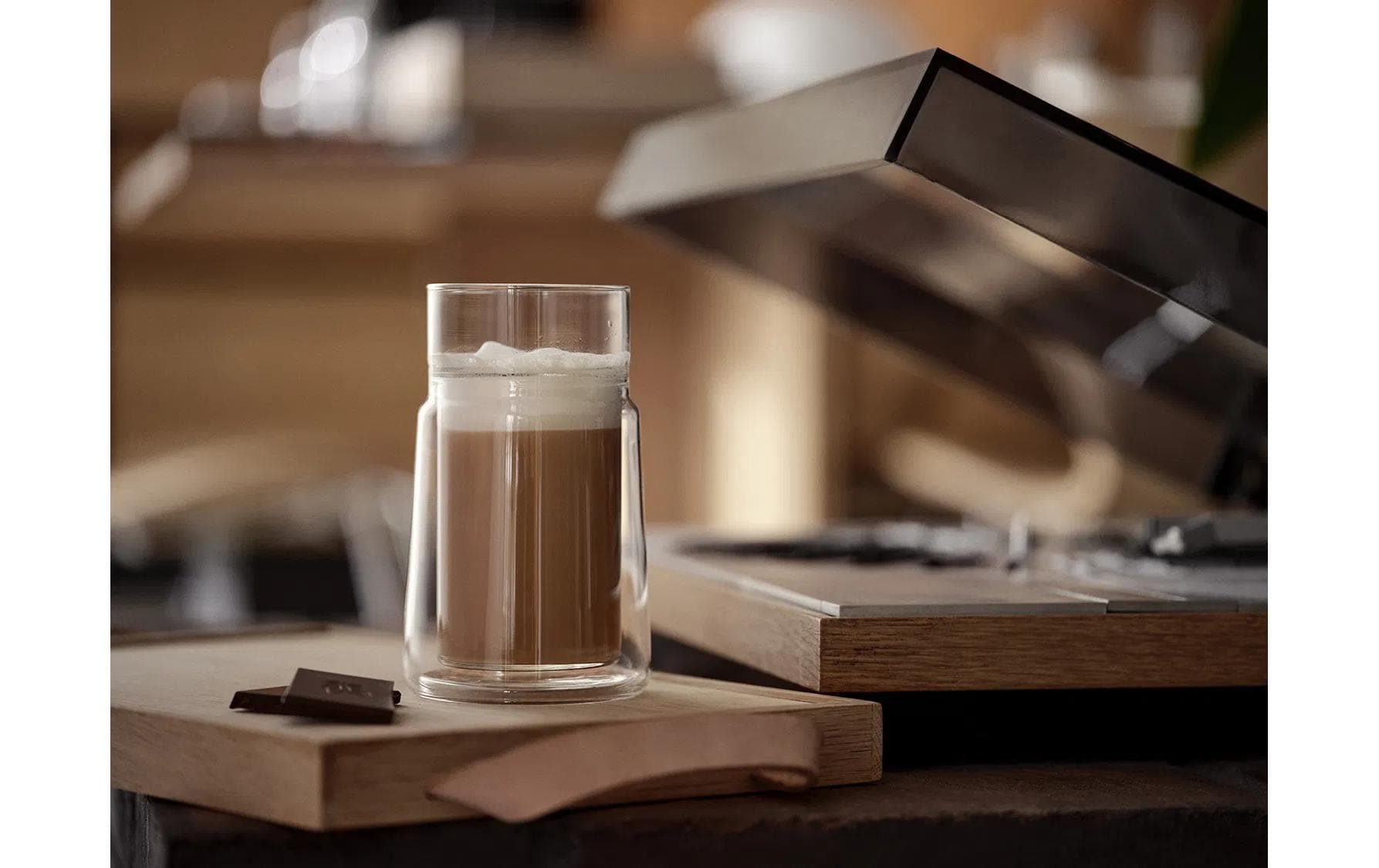 Jacob Jensen Thermoglas »Large 330 ml, 1 Stück« Thermo-Kaffeeglas mit innovativem Design