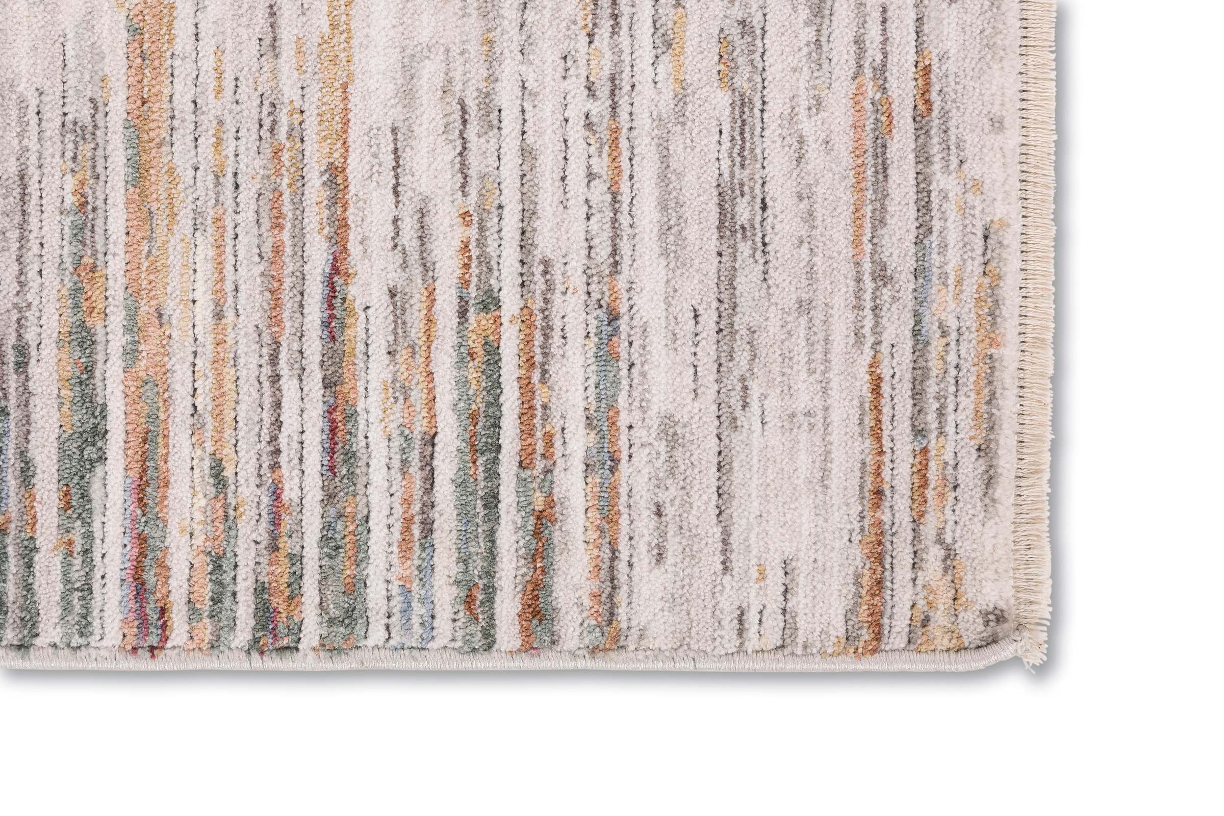 SCHÖNER WOHNEN-Kollektion Teppich »Charme 241«, rechteckig, 6 mm Höhe, leichter Kurzflor, Fransen, Wohnzimmer, Schöner Wohnen Kollektion
