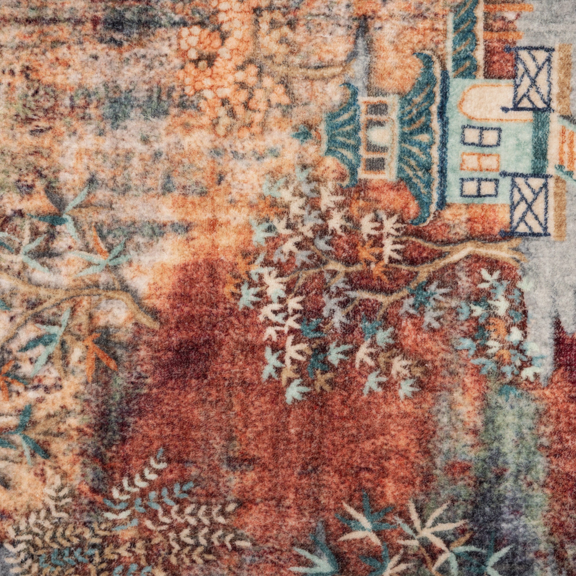 Gino Falcone Tapis de bain »Aquata GF-163, Badvorleger, Badezimmer Teppich« Höhe 7 mm revêtement antidérapant Badteppich, bedruckt, rechteckig
