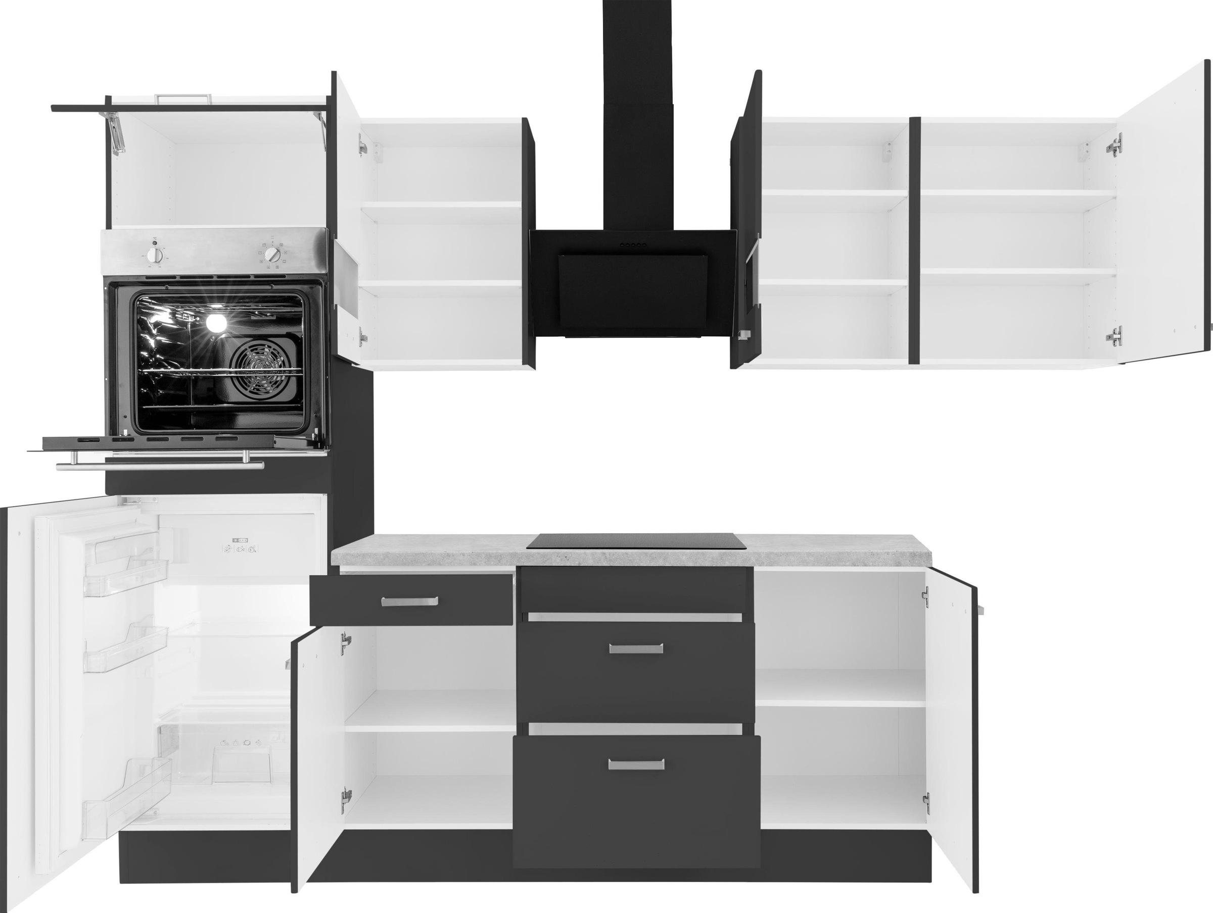 OPTIFIT Winkelküche »Parma«, ohne E-Geräte, Stellbreite 285 x 175 cm