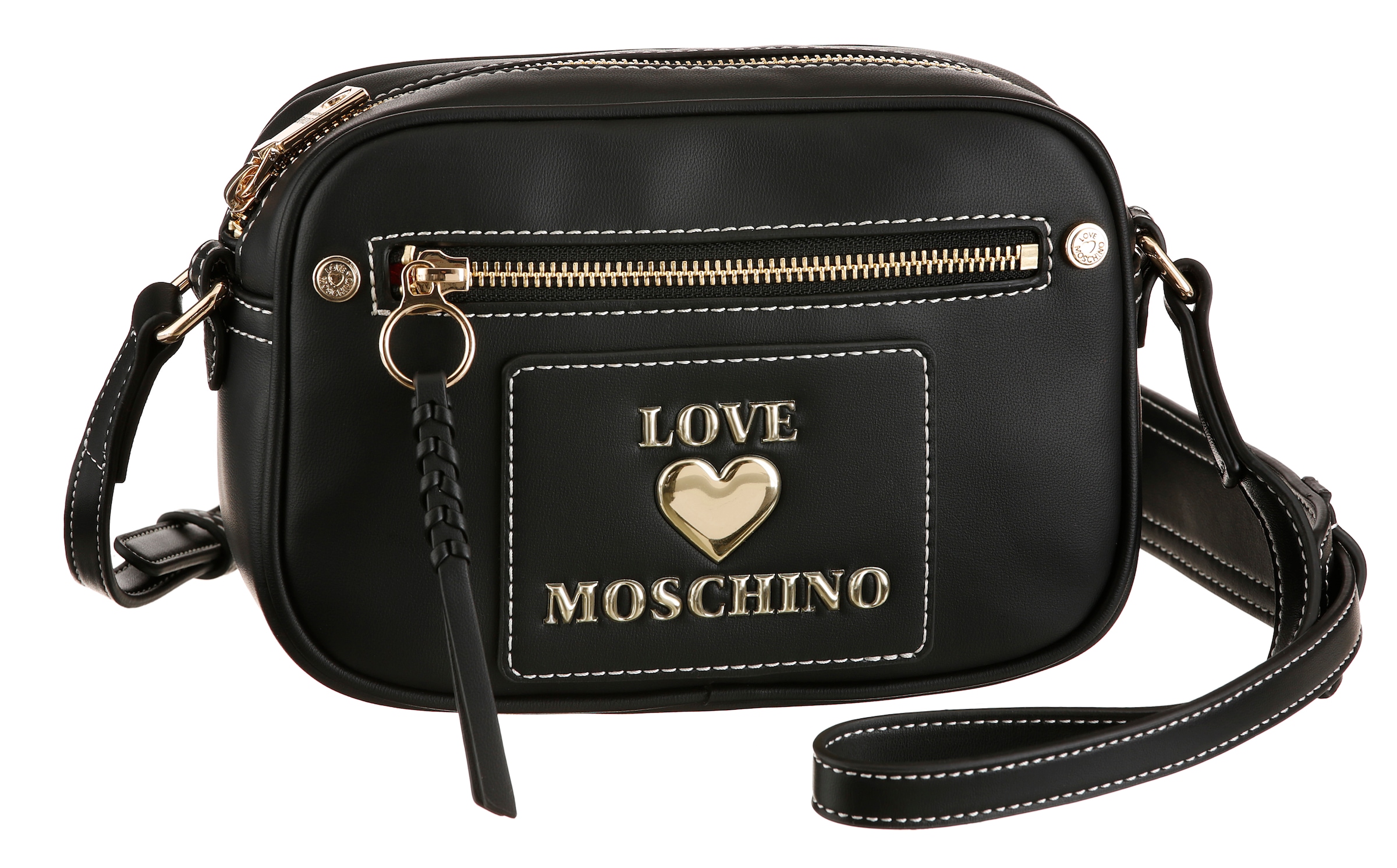 Image of LOVE MOSCHINO Mini Bag, mit goldfarbenen Details bei Ackermann Versand Schweiz