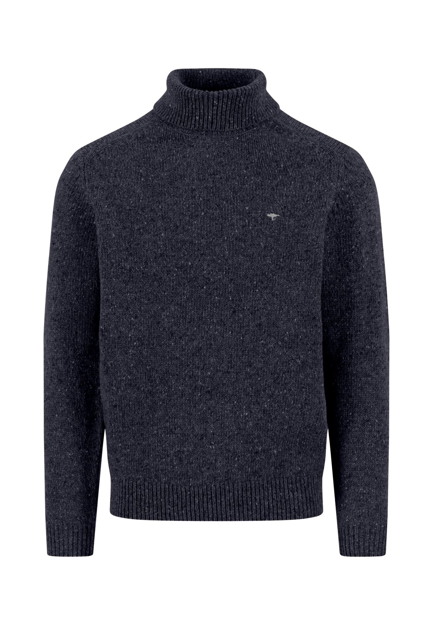 Image of FYNCH-HATTON Rollkragenpullover im Strick-Look meliert