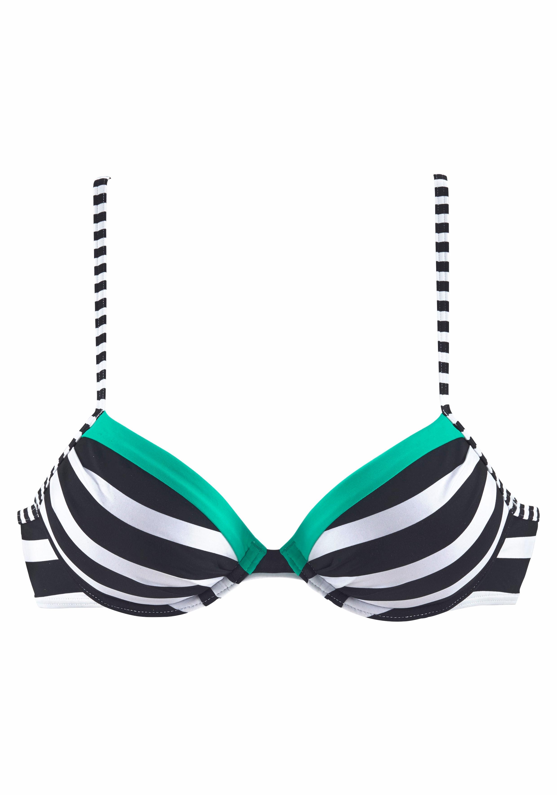 KangaROOS Push-Up-Bikini-Top »Anita«, im sportlichen Blockstreifendesign