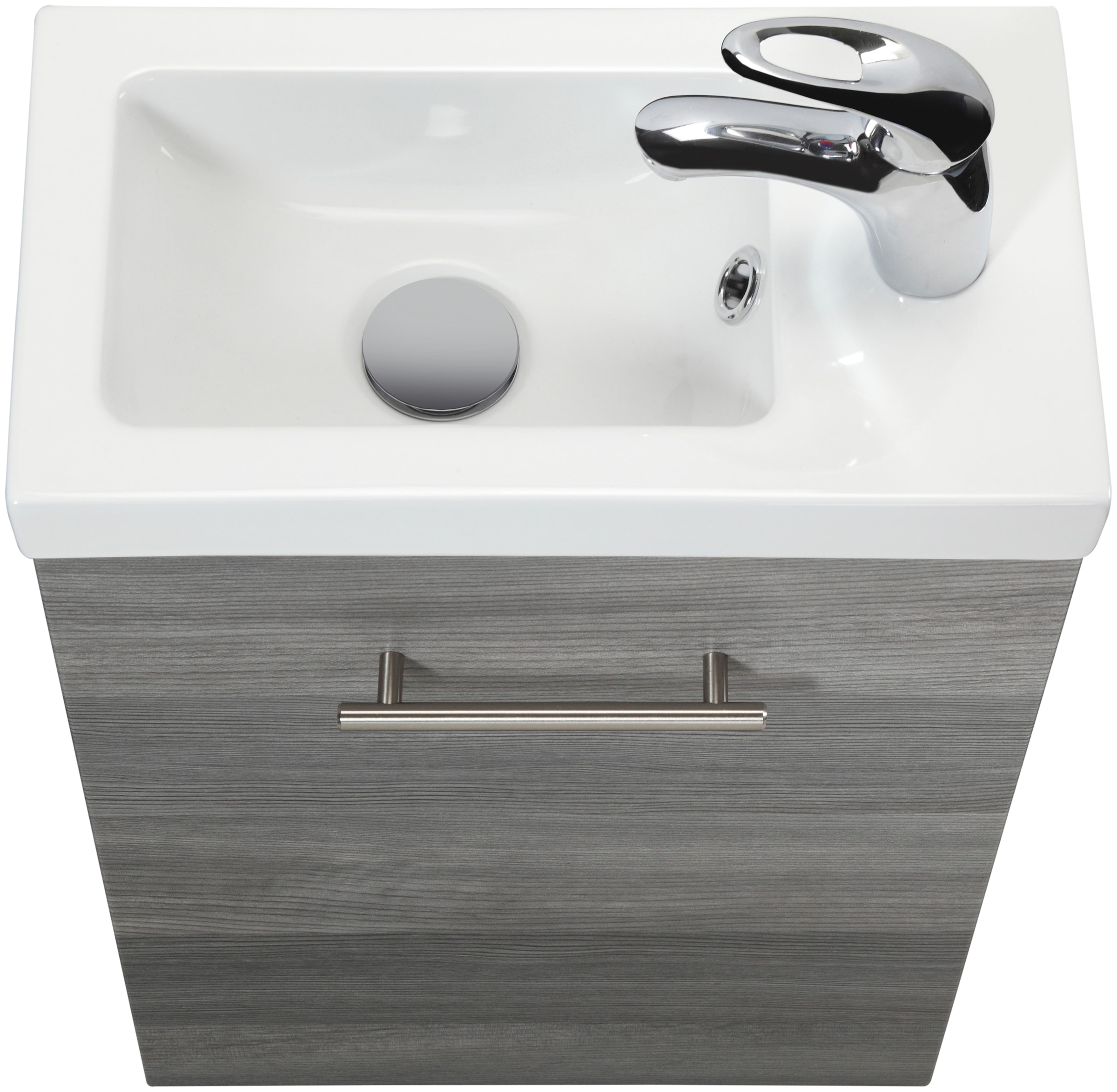 welltime Waschtisch-Set »Trento«, BxTxH: 40x23x56 cm, Gästebad SlimLine, Waschplatz