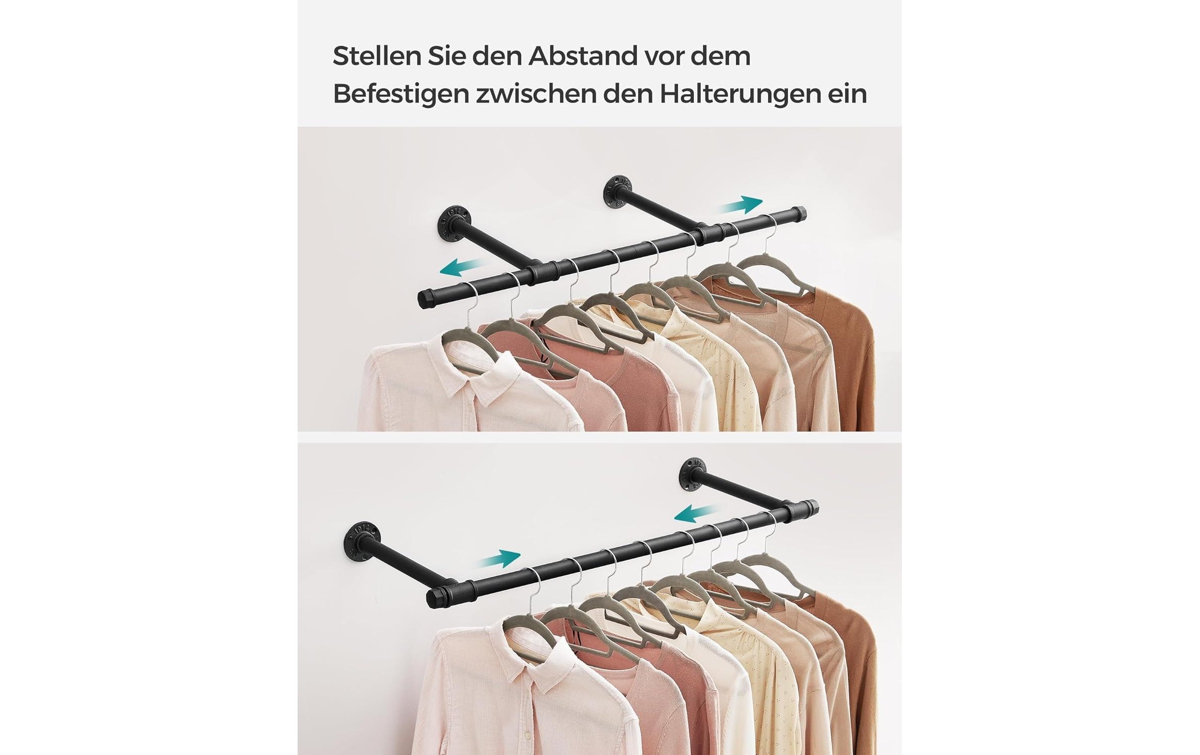 SONGMICS Porte-manteau mural »2 Stück 84 cm x 7 cm« 2 cuis tlg.