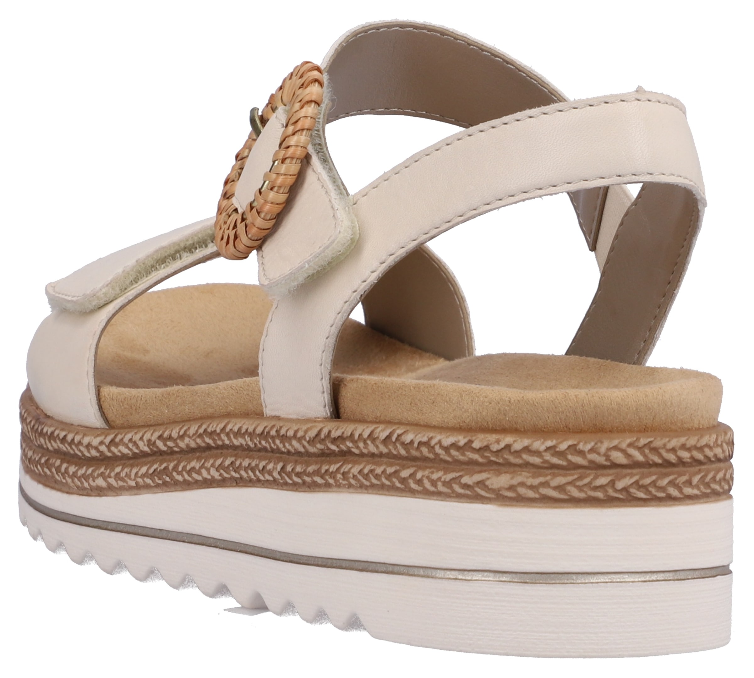 Remonte Keilsandalette  Sommerschuh, Riemchensandale mit praktischen Klettverschlüssen