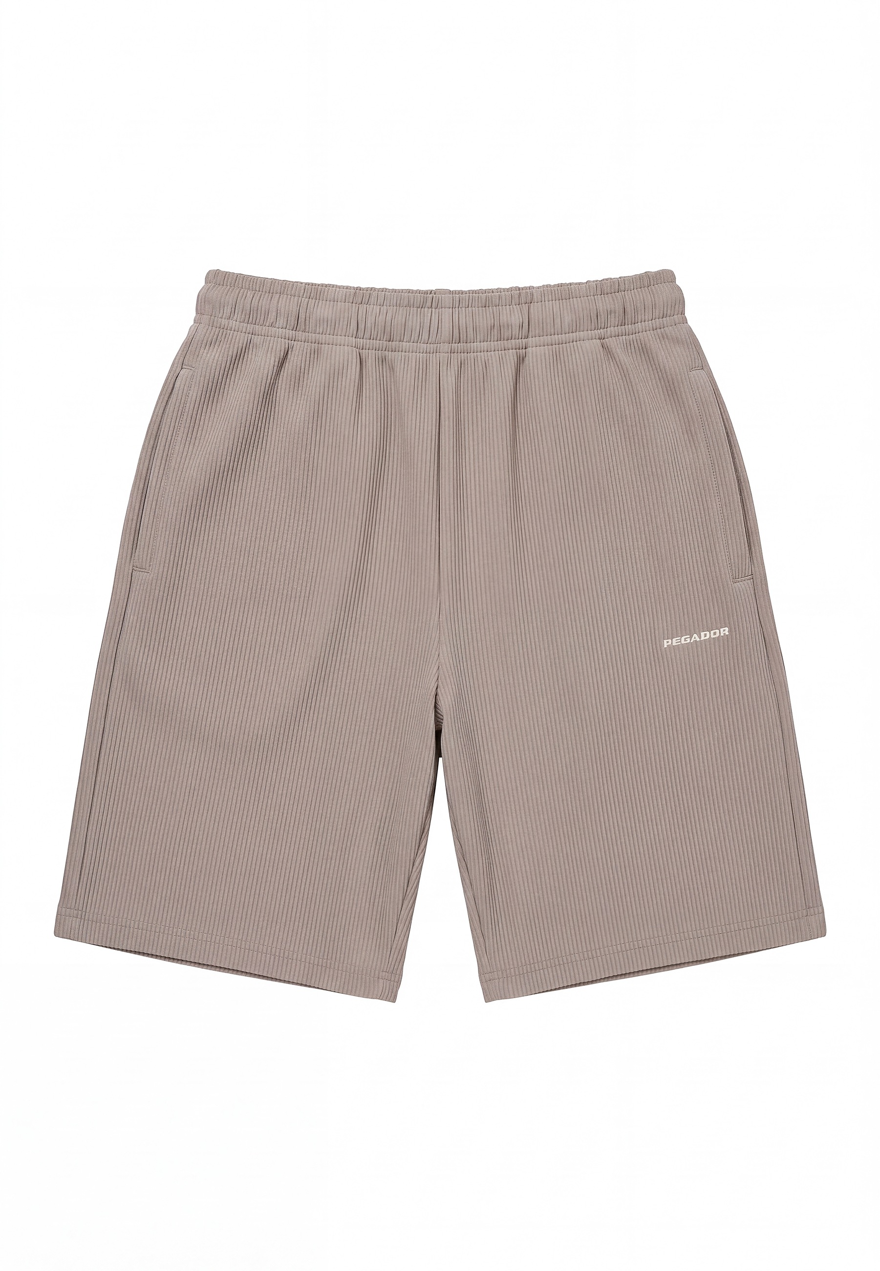 PEGADOR Shorts »TROY PLISSEE SHORTS«  Baumwollmischung, regular fit