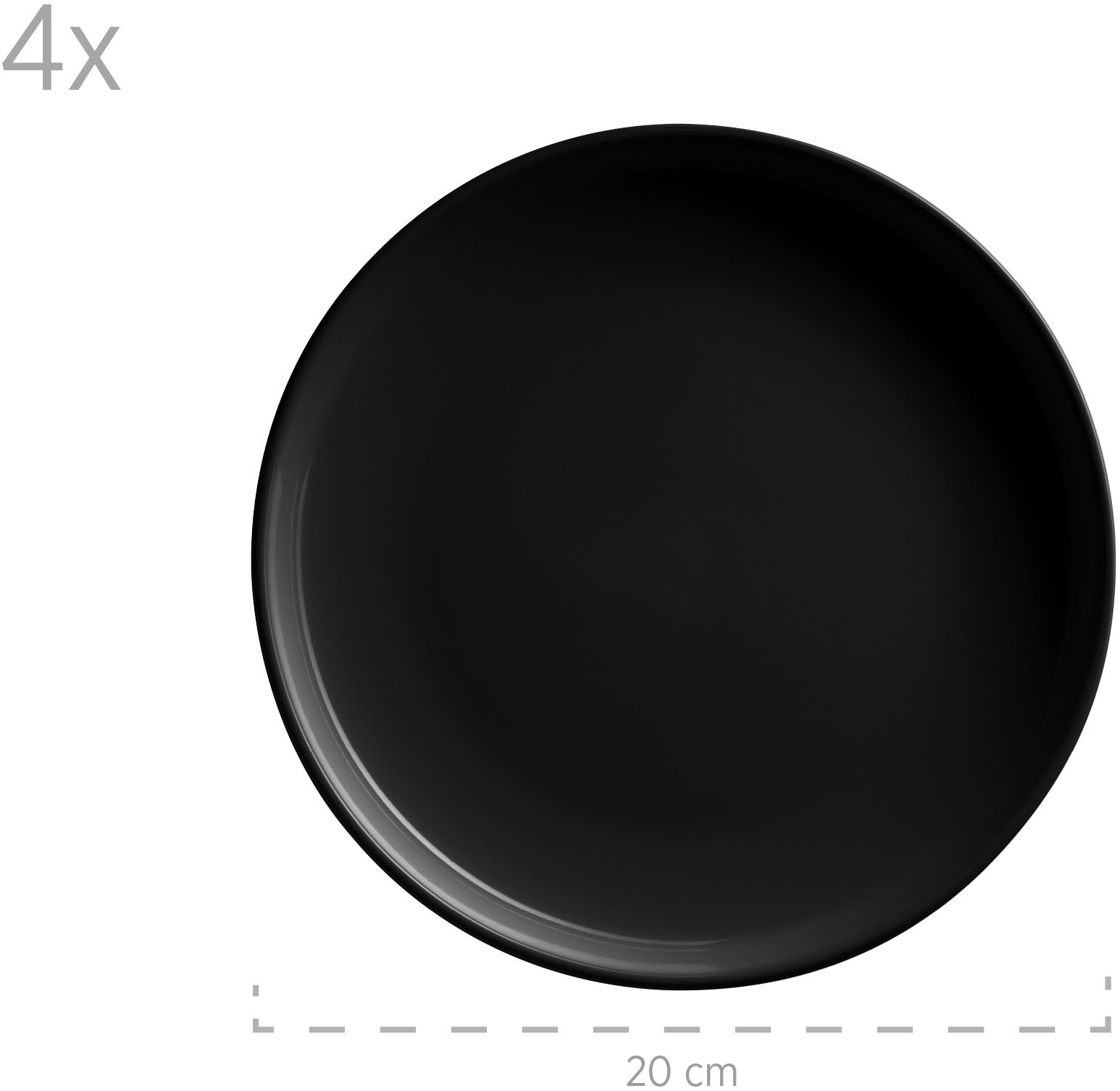 my home Service combiné »Kosima« 16 Teile, Geschirrset für 4 Personen