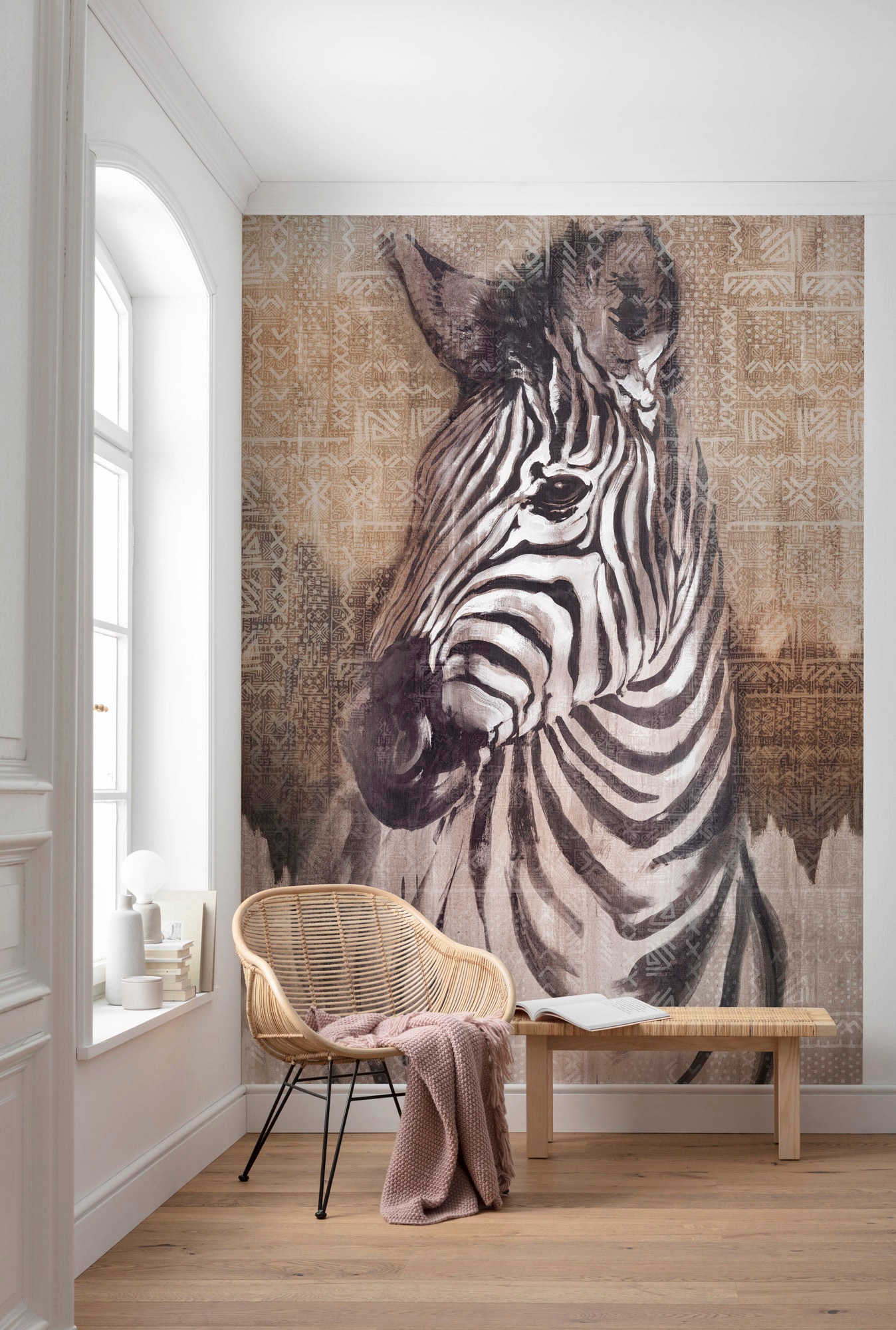 Komar Fototapete kaufen »Zebra«, günstig bedruckt-realistisch