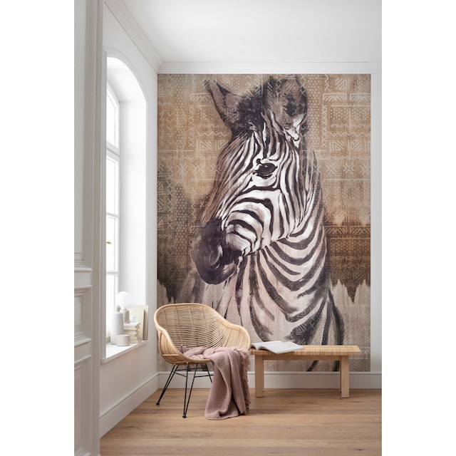 Komar Fototapete »Zebra«, bedruckt-realistisch günstig kaufen