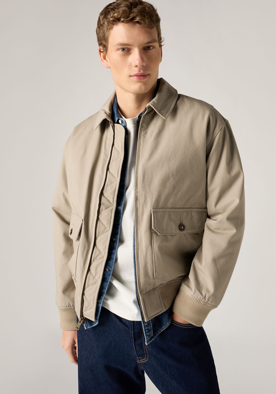 Levi's® Blouson »CORTLAND JACKET« sans capuche avec fermeture éclair et grandes poches latérales