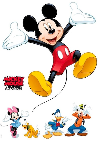 Wandtattoo »Mickey and Friends«, (5 St.)