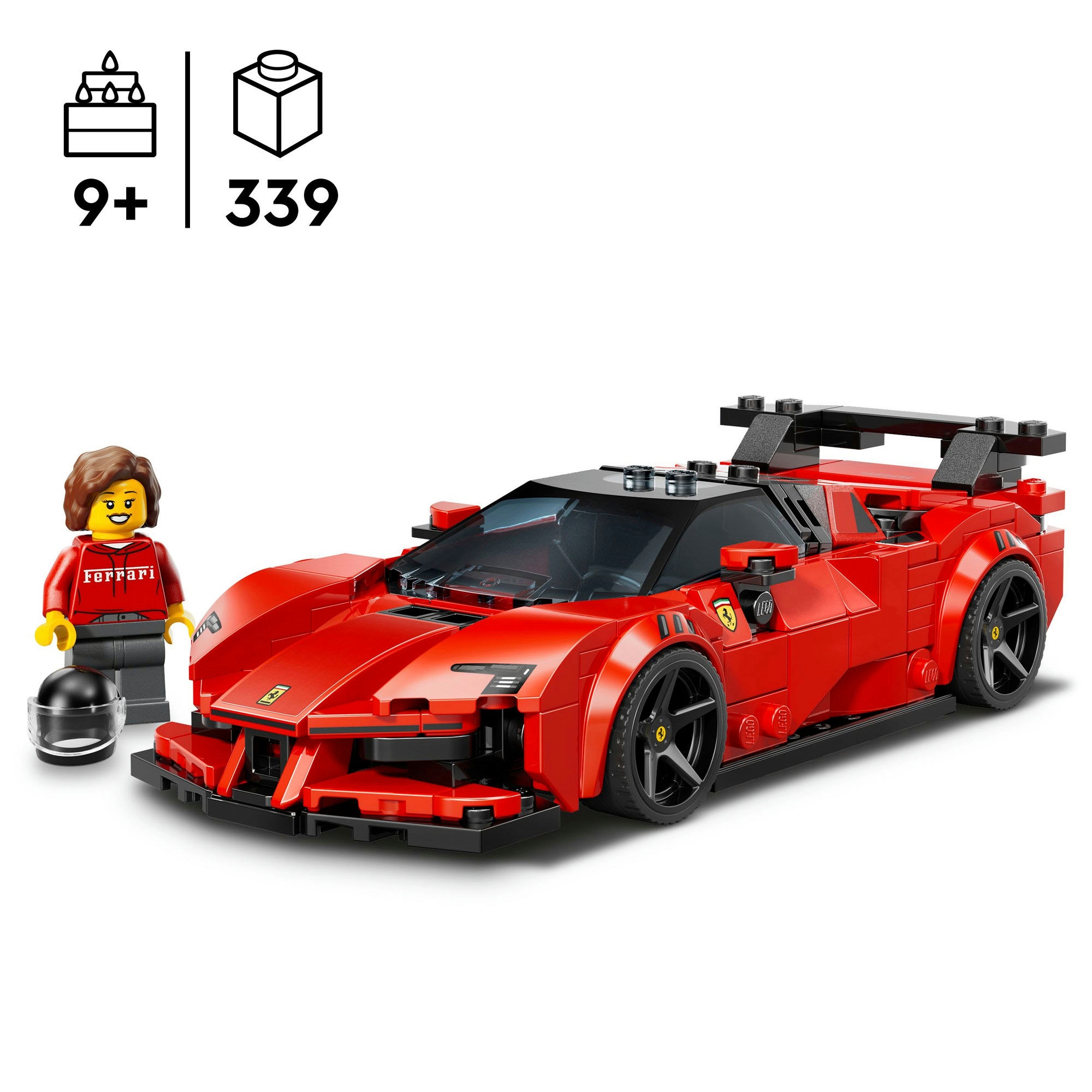 LEGO® Pions de construction »Ferrari SF90 XX Stradale Sportwagen (77254), LEGO Speed Champions« Made in Europe