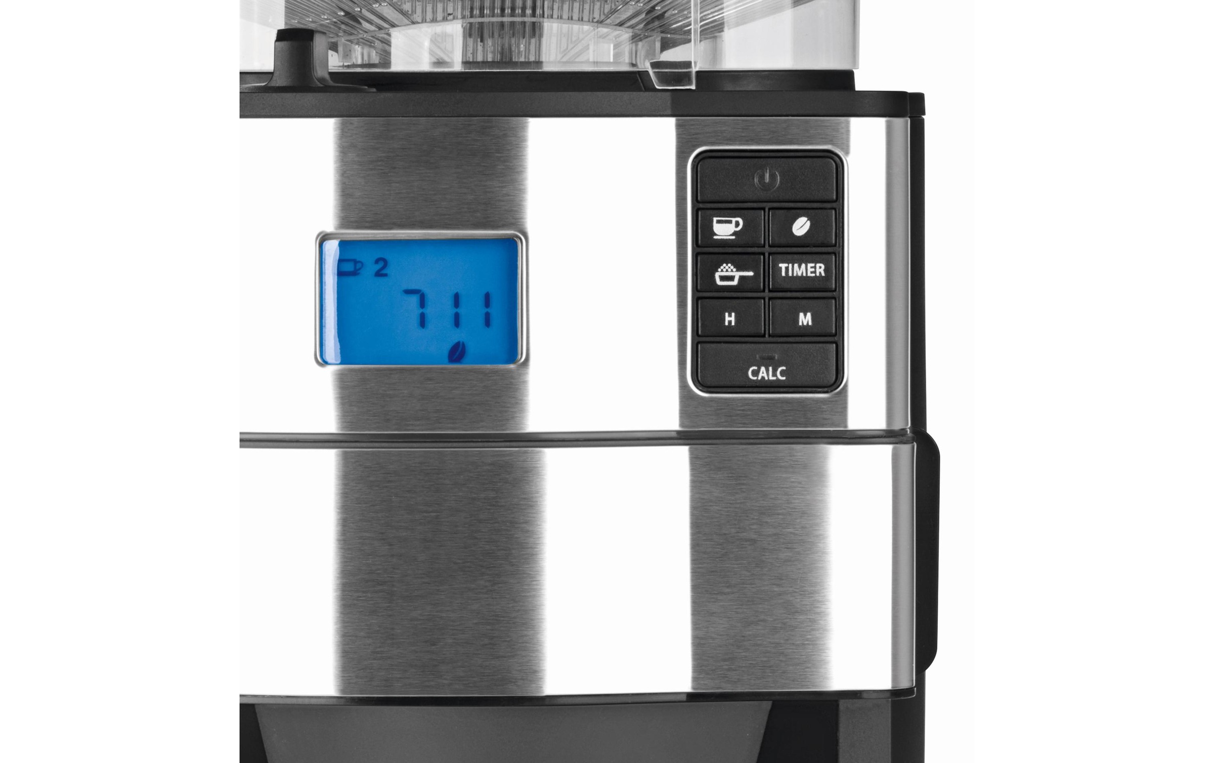 BEEM Filterkaffeemaschine »BEEM Filterkaffeemaschine Fresh-Aro«, Permanentfilter, Digital-Display, Timer, Verstellbarer Mahlgrad, Warmhaltefunktion